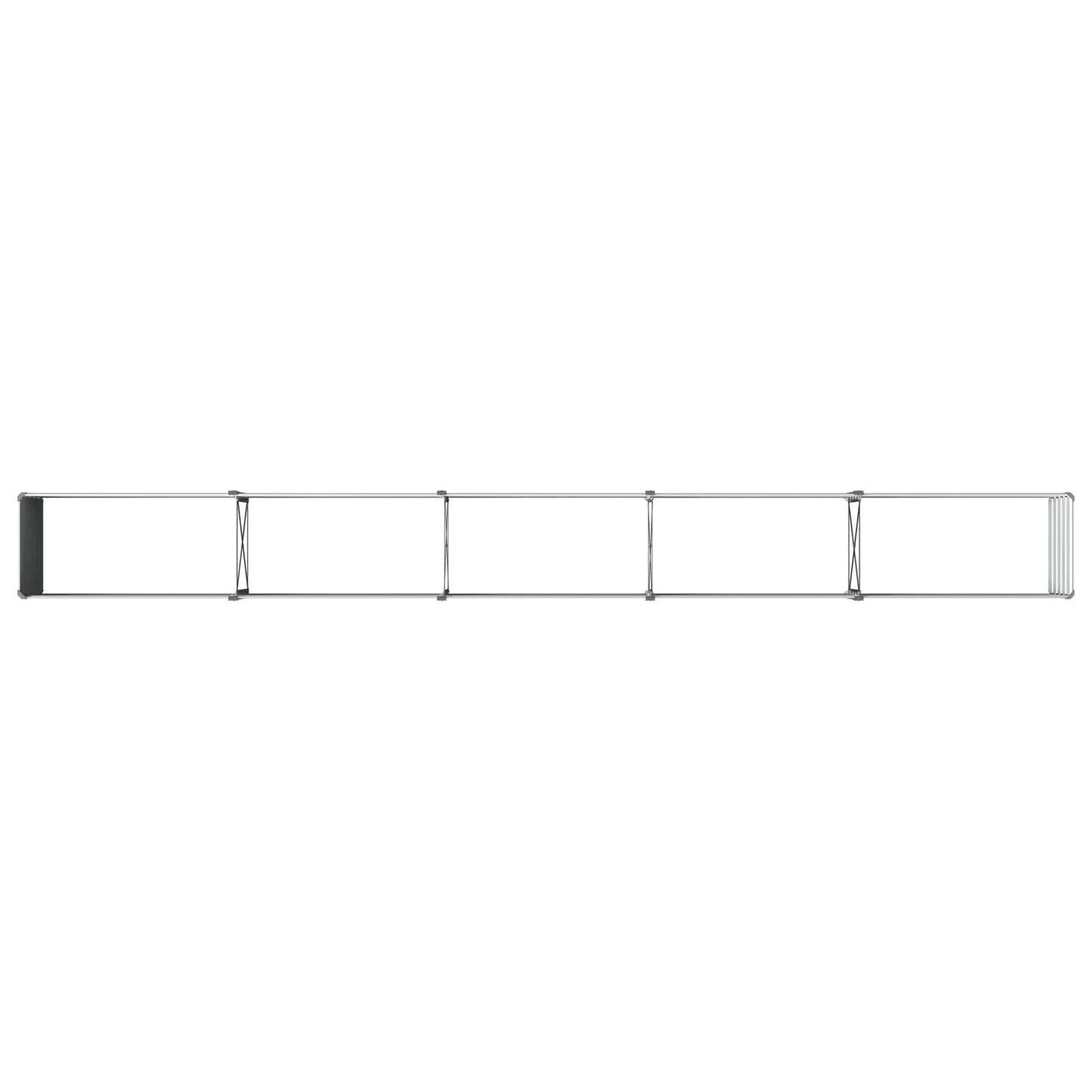 Pakelta sodo lova Pilka 400 x 40 x 55 cm