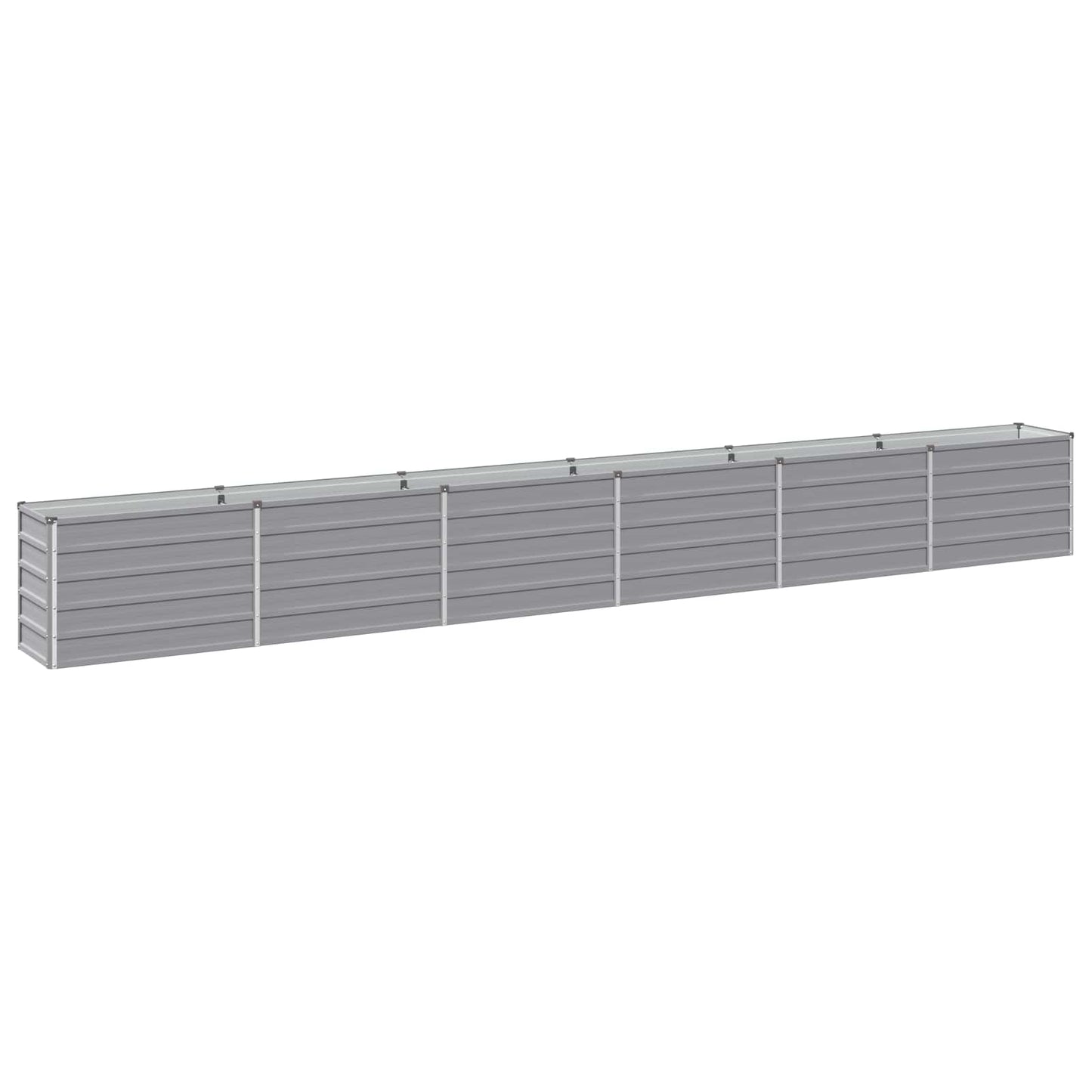 Pakelta sodo lova Pilka 480 x 40 x 55 cm