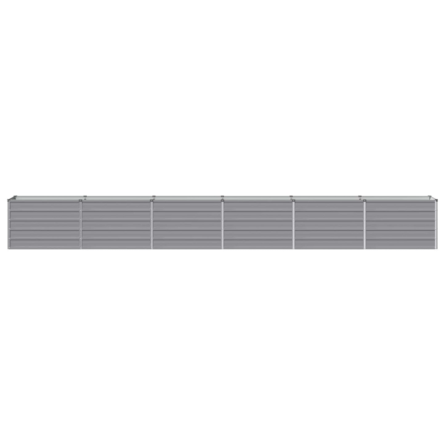Pakelta sodo lova Pilka 480 x 40 x 55 cm