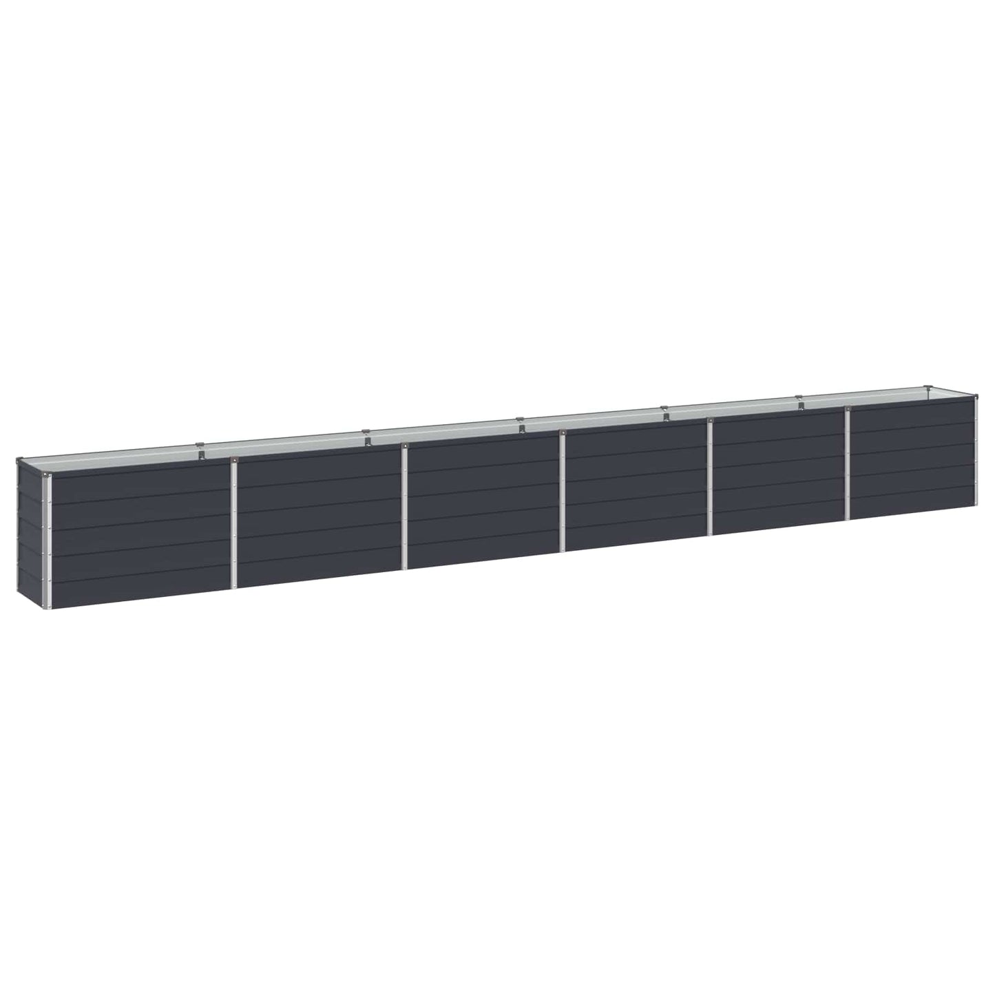 Pakelta sodo lova Antracito 480 x 40 x 55 cm