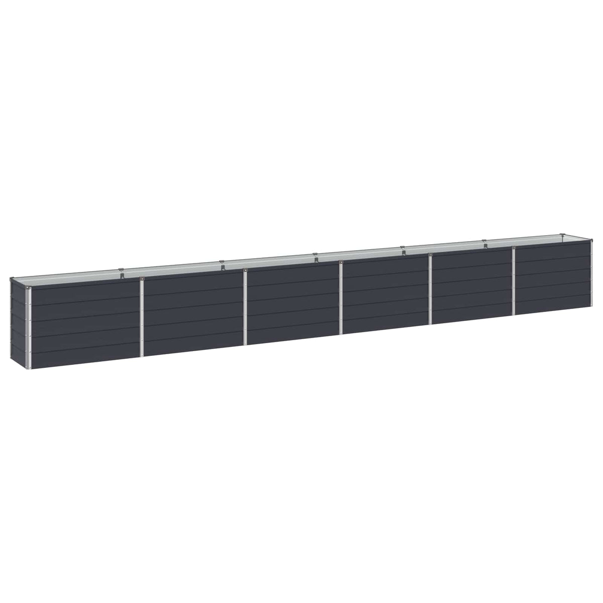 Pakelta sodo lova Antracito 480 x 40 x 55 cm