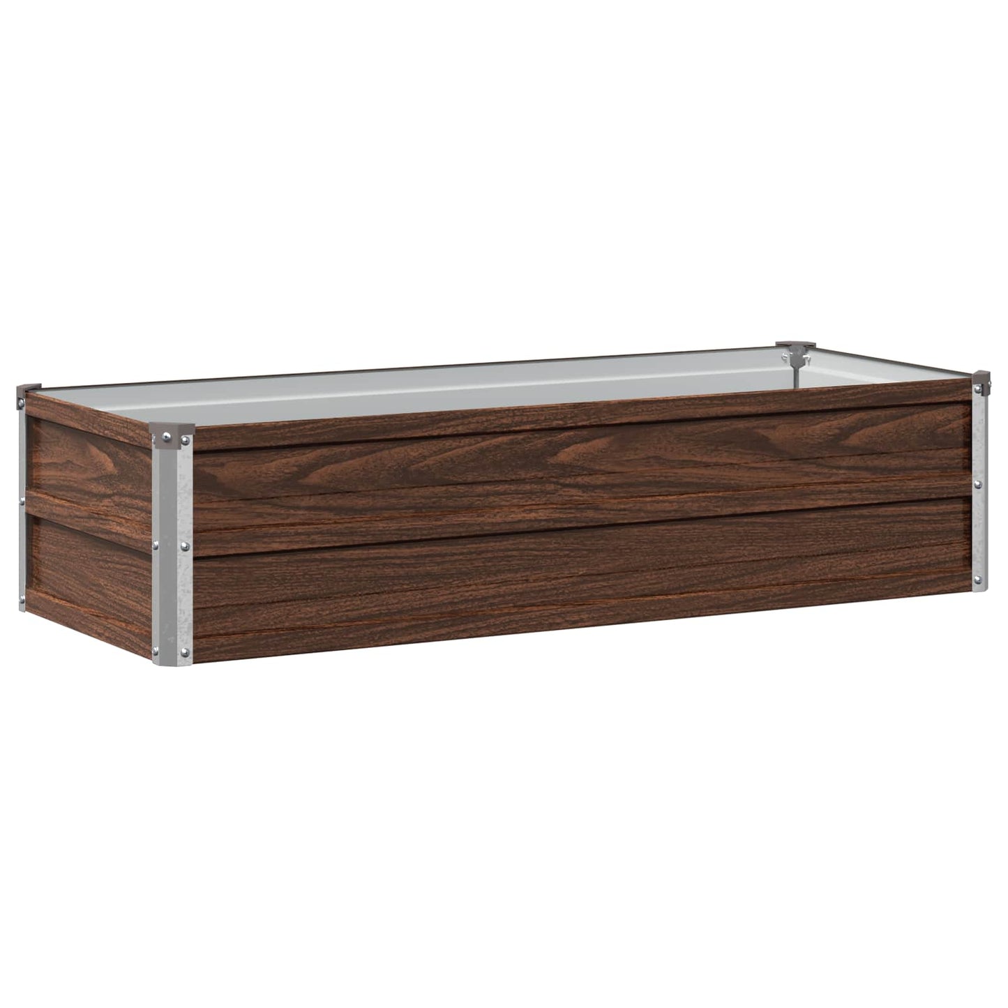 Pakelta sodo lova Juoda 100 x 40 x 24 cm