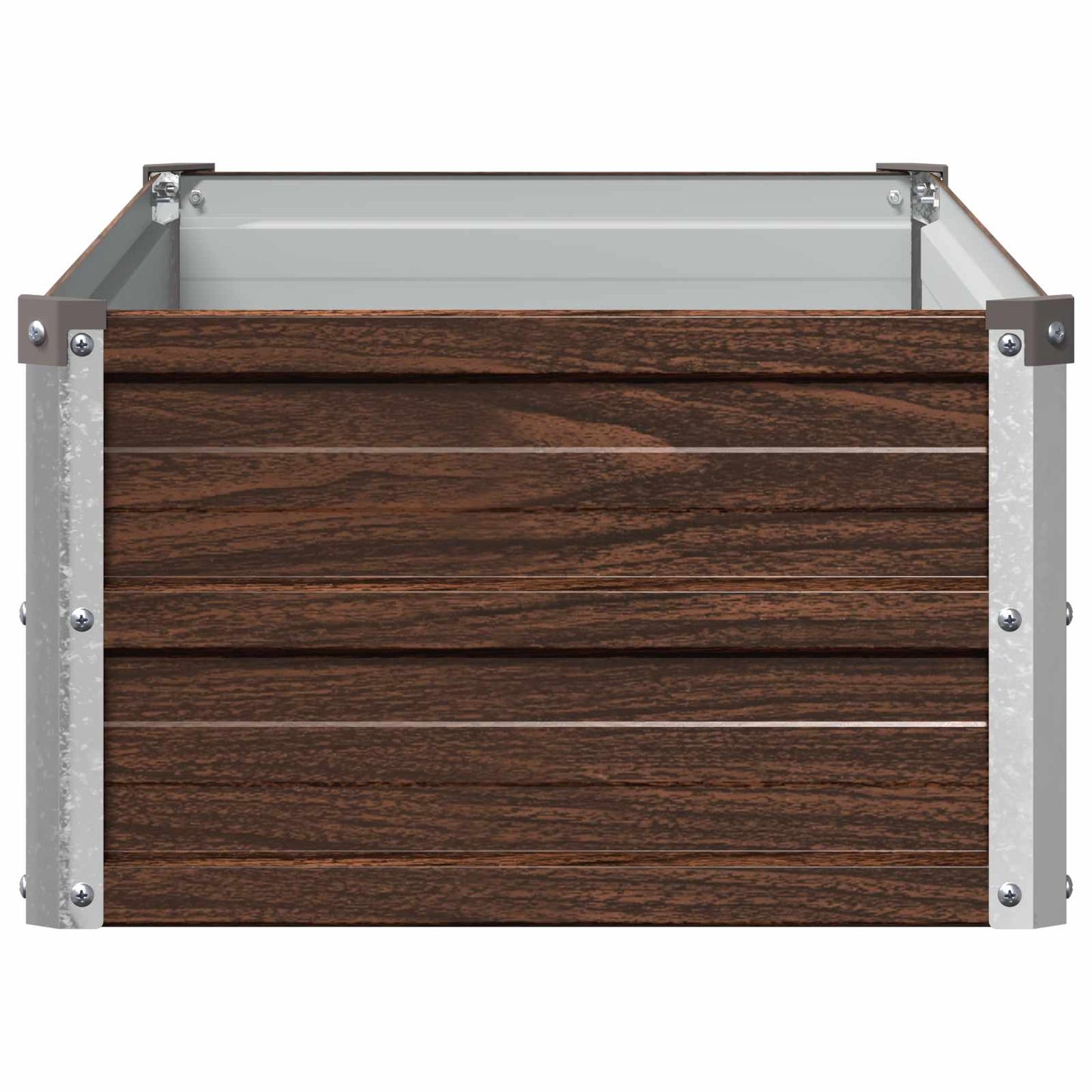 Pakelta sodo lova Juoda 100 x 40 x 24 cm