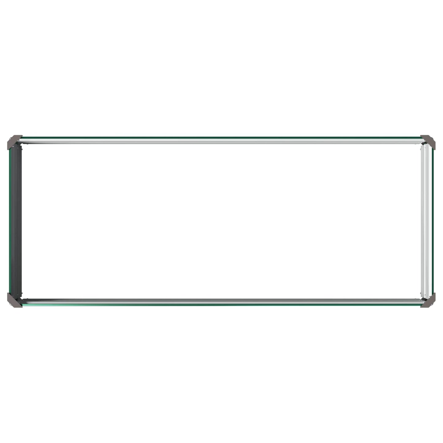 Pakelta sodo lova Žalia 100 x 40 x 24 cm