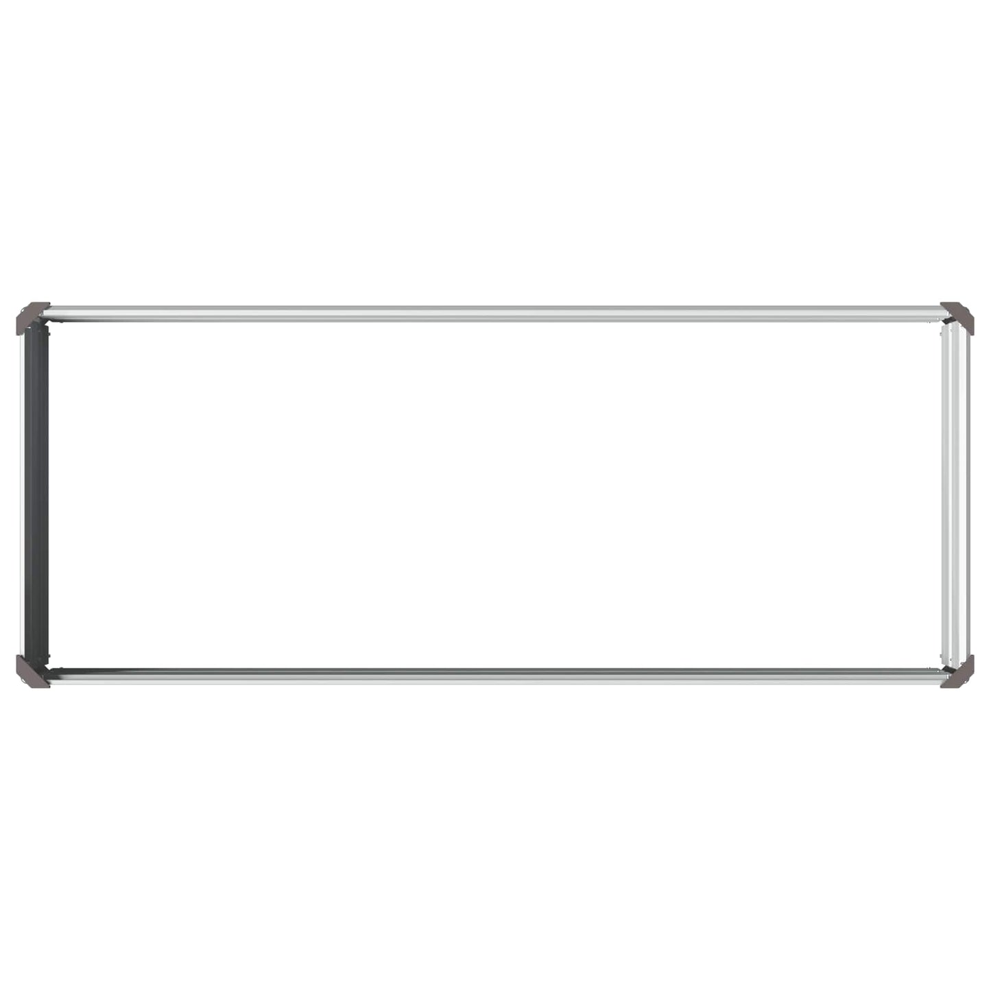 Pakelta sodo lova Pilka 100 x 40 x 24 cm