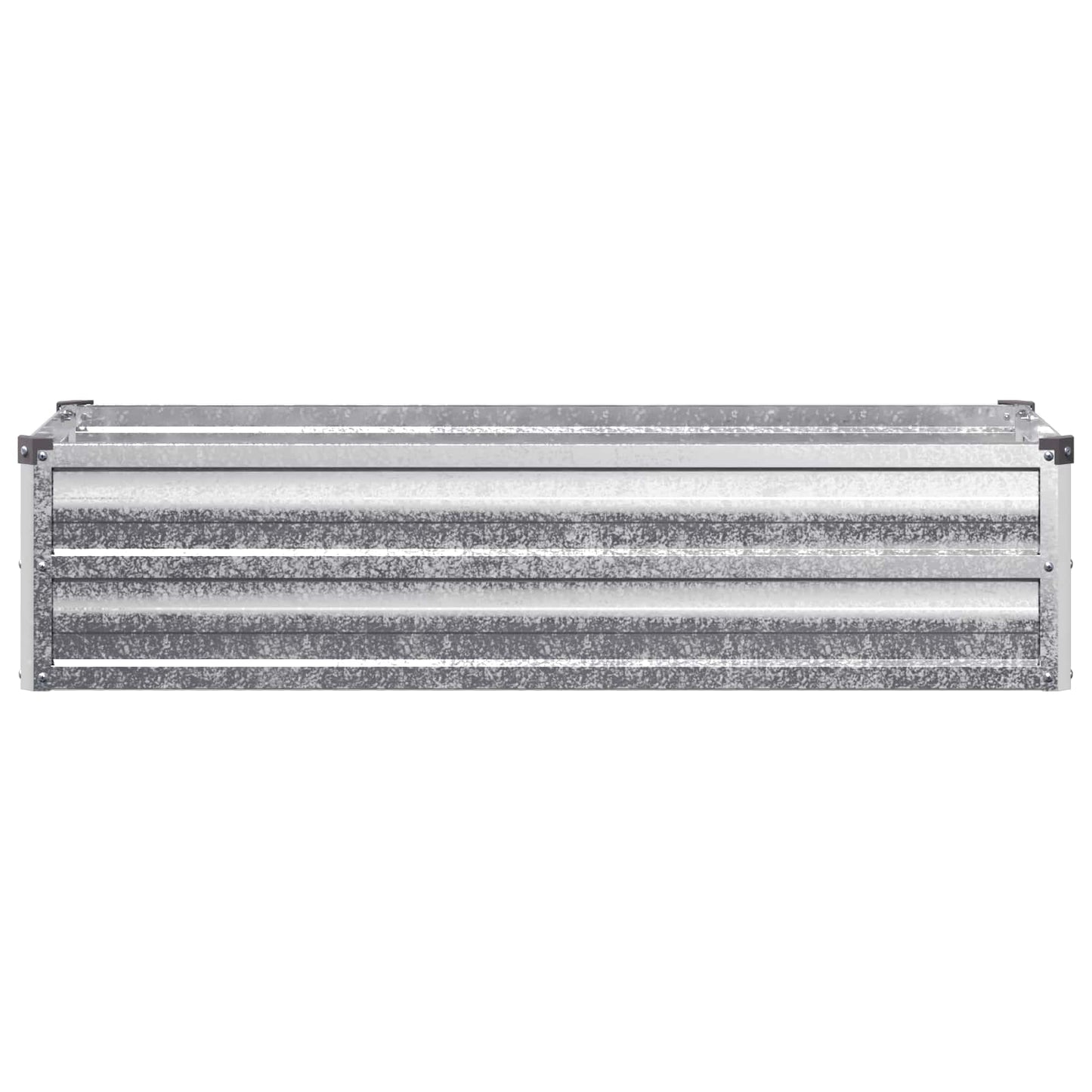 Pakelta sodo lova Sidabrinė 100 x 40 x 24 cm cinkuotas