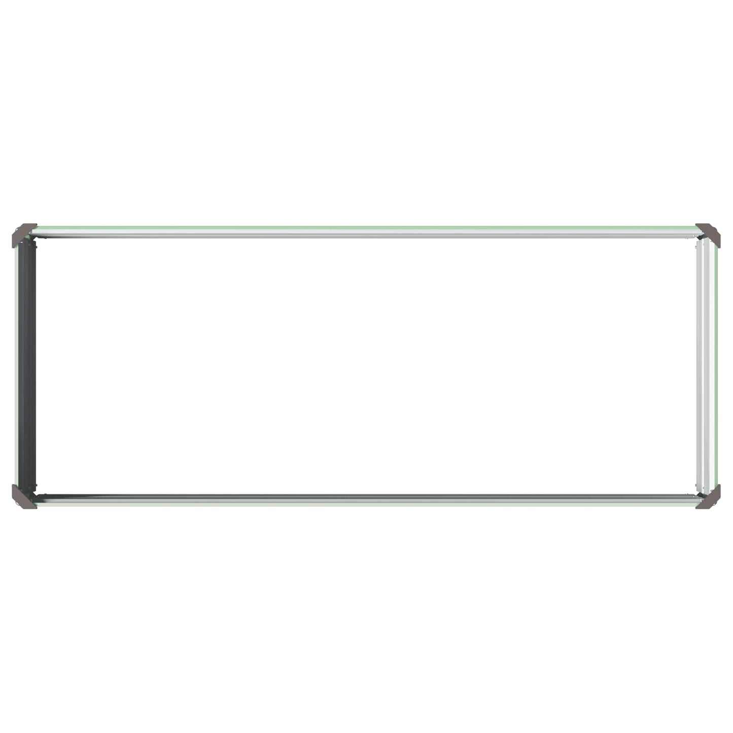 Pakelta sodo lova Pastelinė žalia 100 x 40 x 24 cm