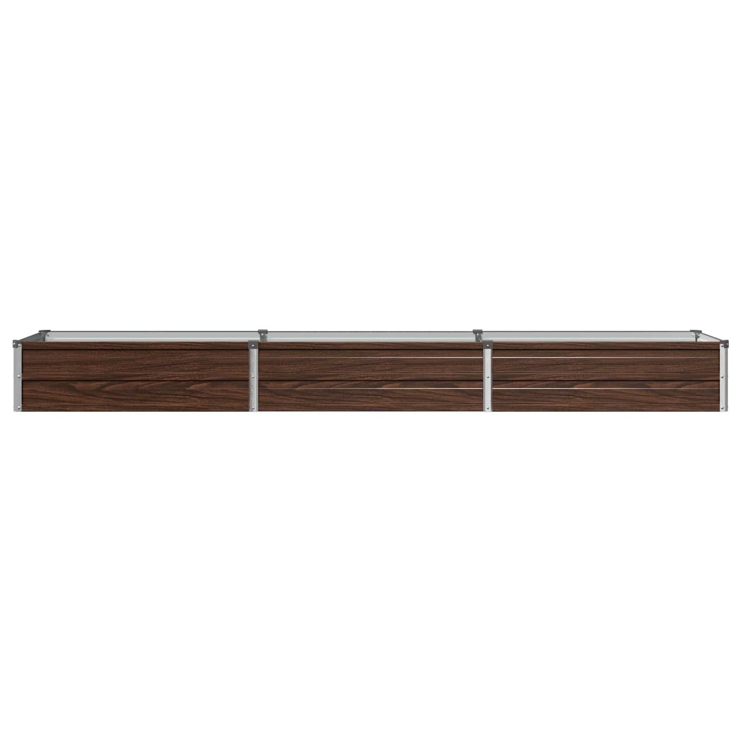 Pakelta sodo lova Juoda 240 x 40 x 24 cm