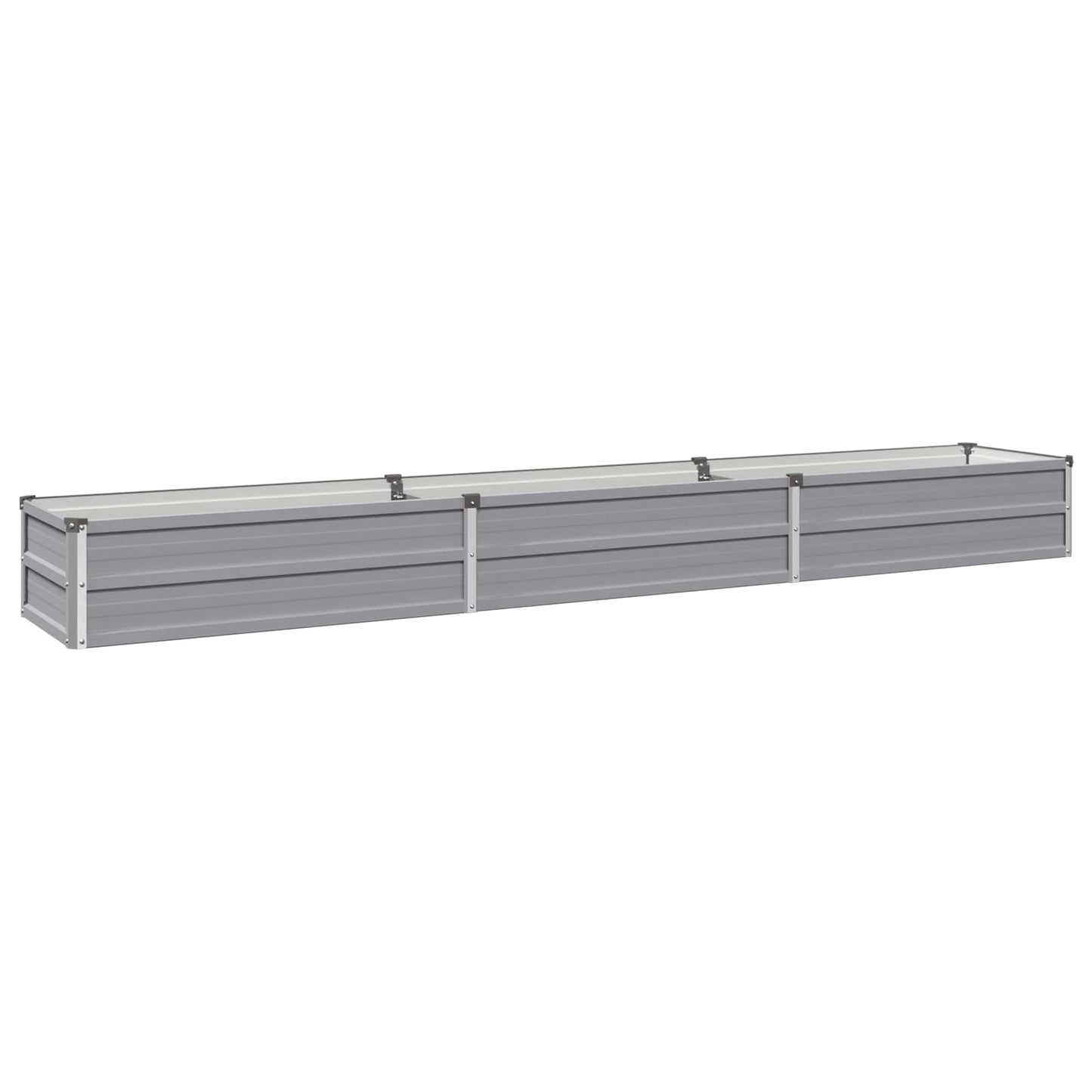 Pakelta sodo lova Pilka 240 x 40 x 24 cm