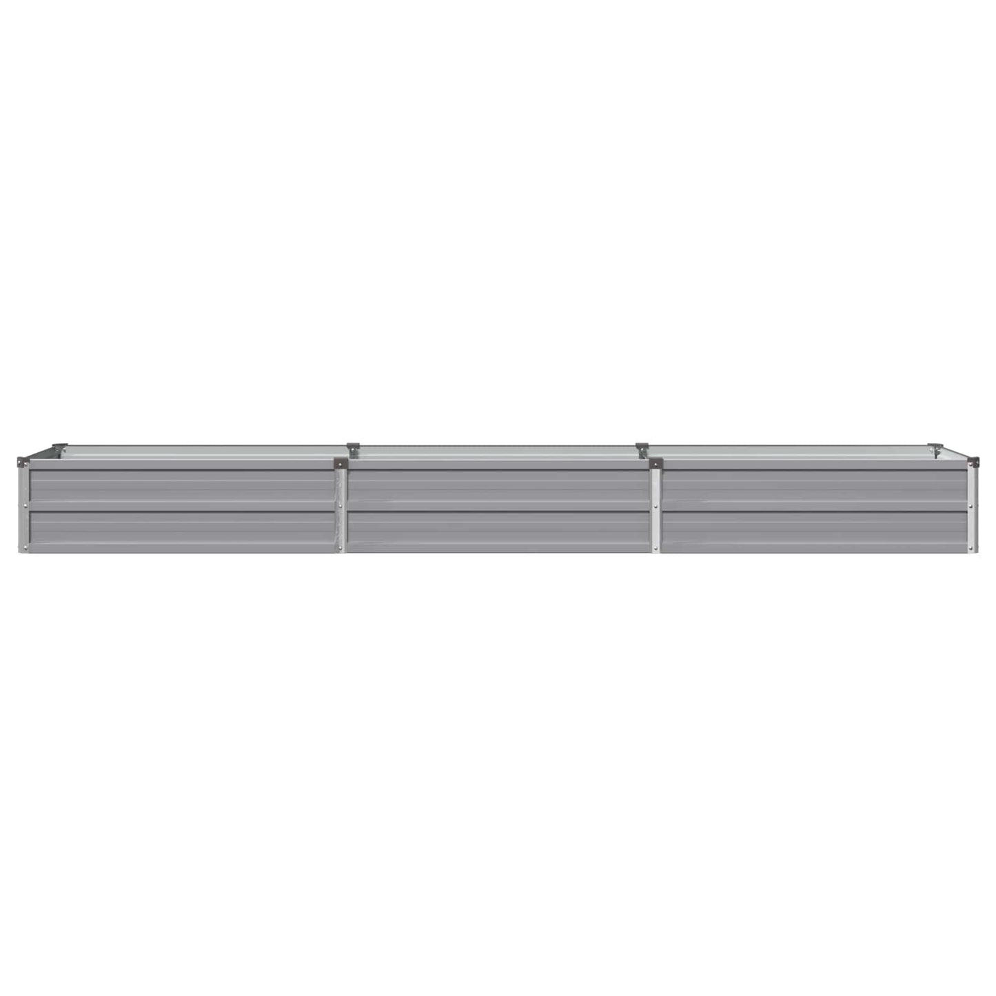 Pakelta sodo lova Pilka 240 x 40 x 24 cm