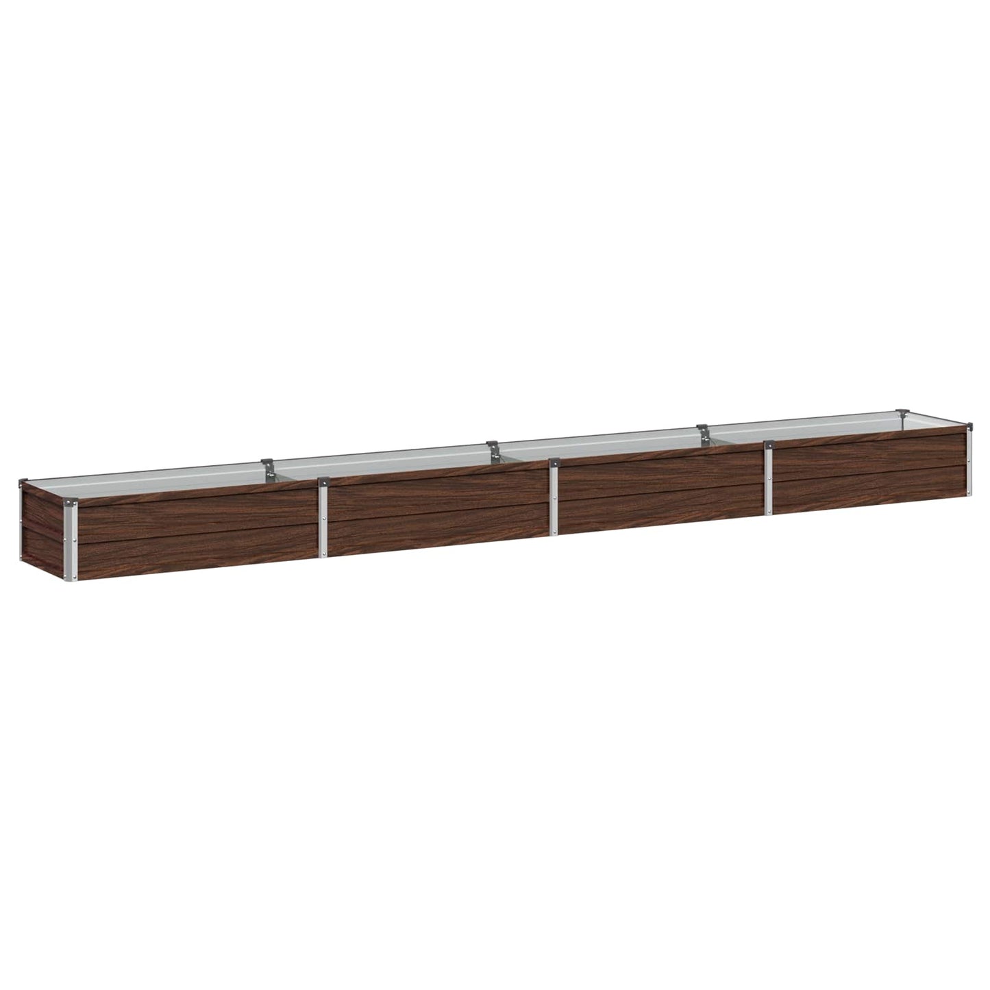 Pakelta sodo lova Juoda 320 x 40 x 24 cm