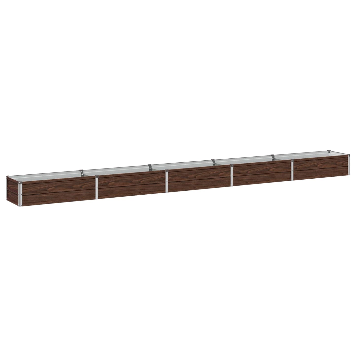 Pakelta sodo lova Juoda 400 x 40 x 24 cm