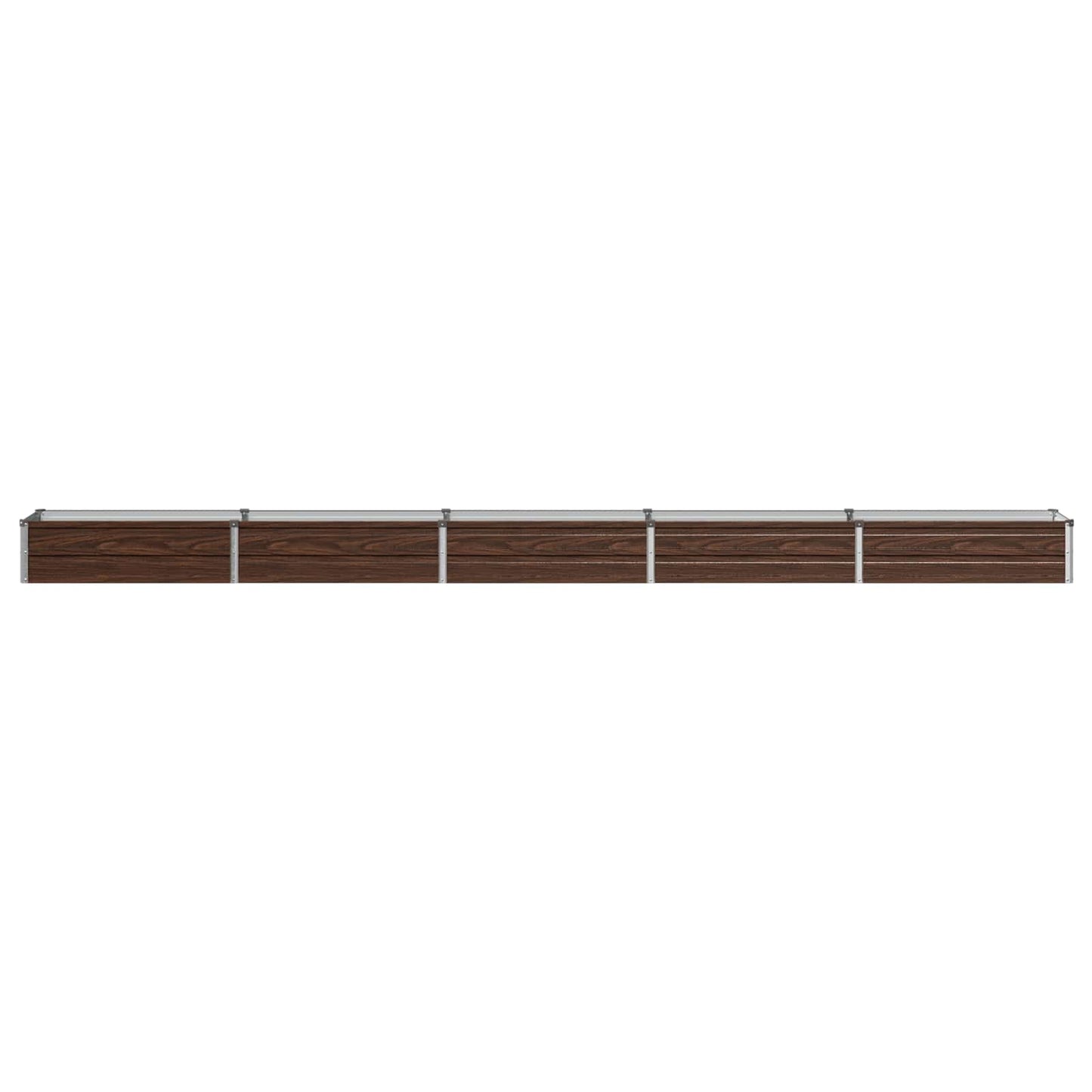 Pakelta sodo lova Juoda 400 x 40 x 24 cm