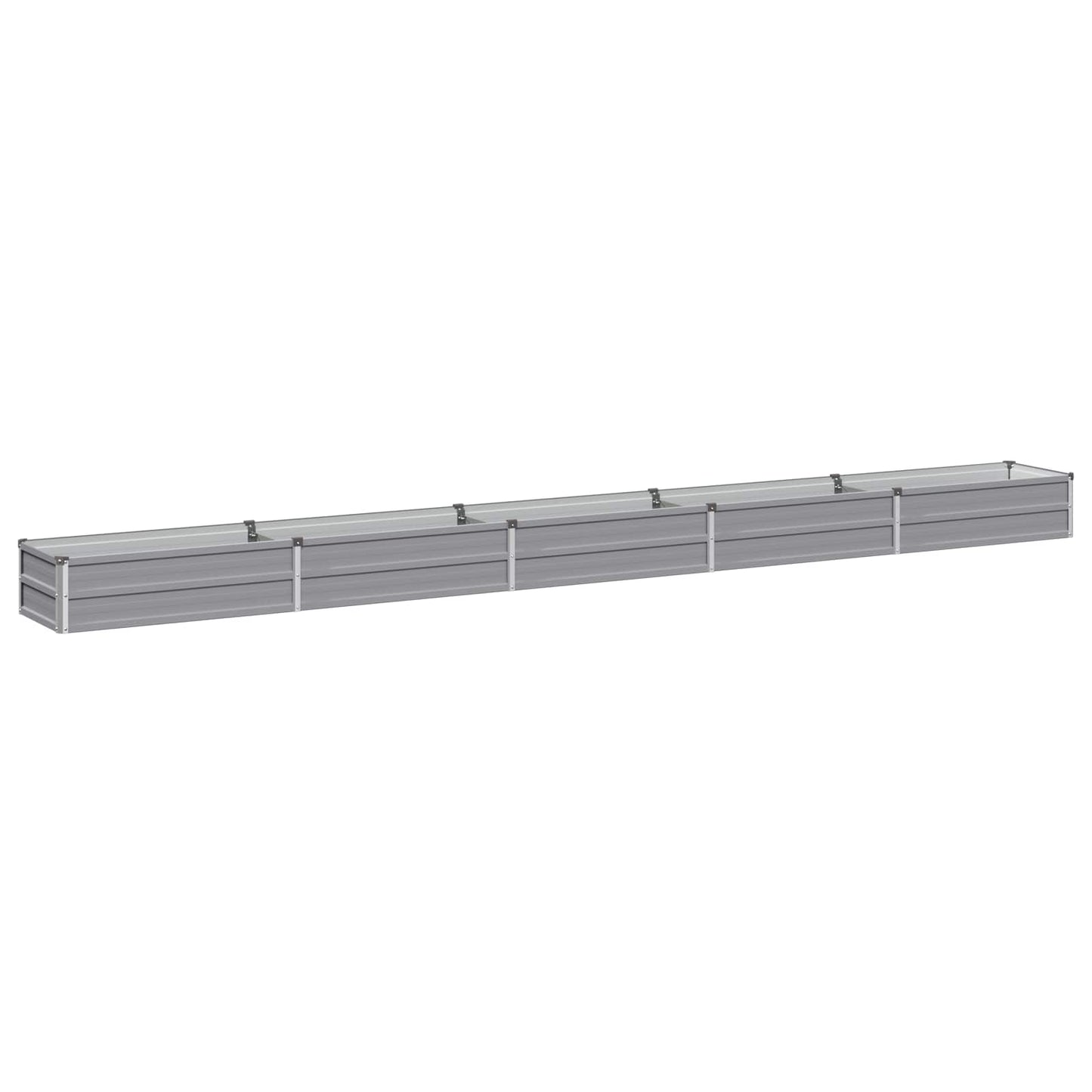 Pakelta sodo lova Pilka 400 x 40 x 24 cm