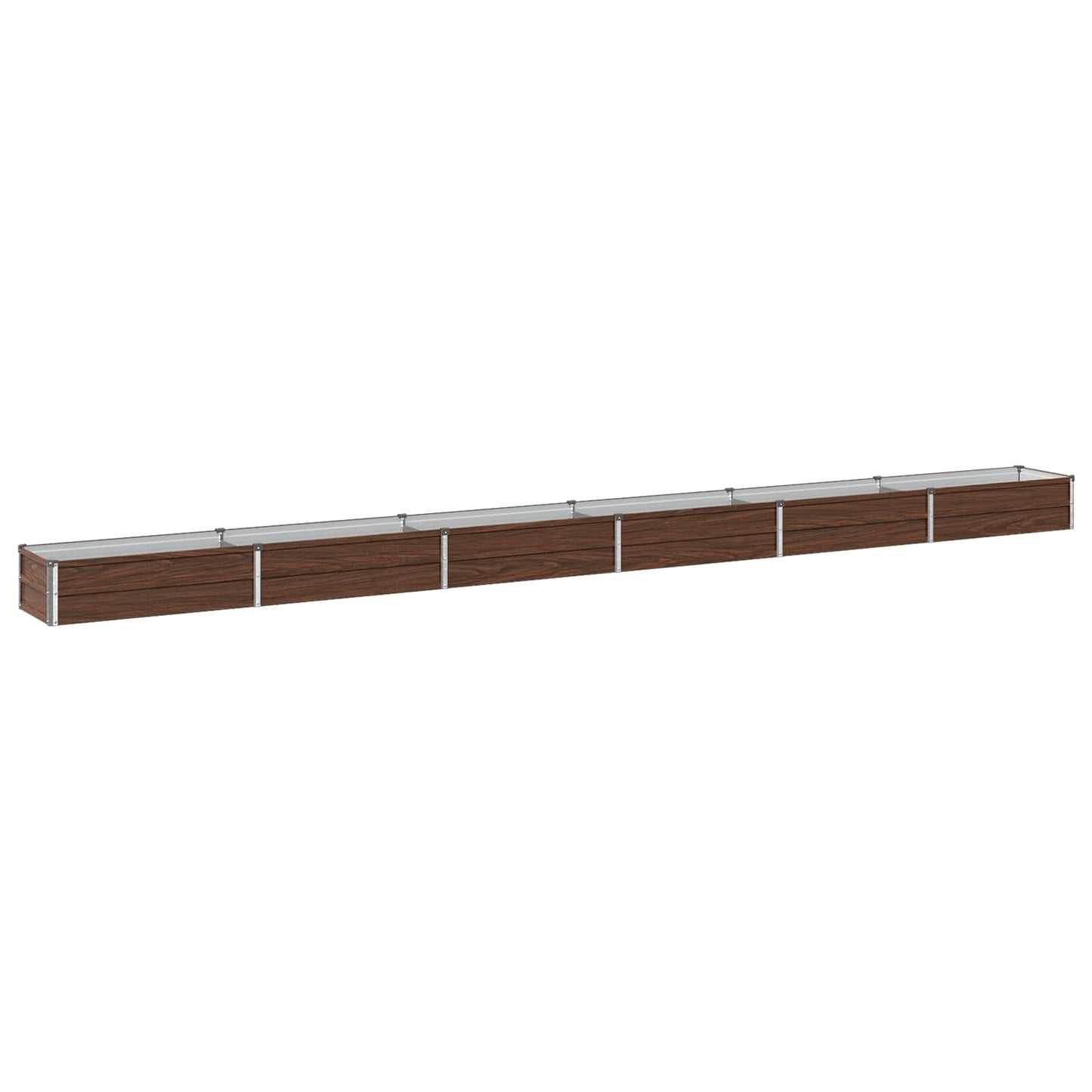 Pakelta sodo lova Juoda 480 x 40 x 24 cm