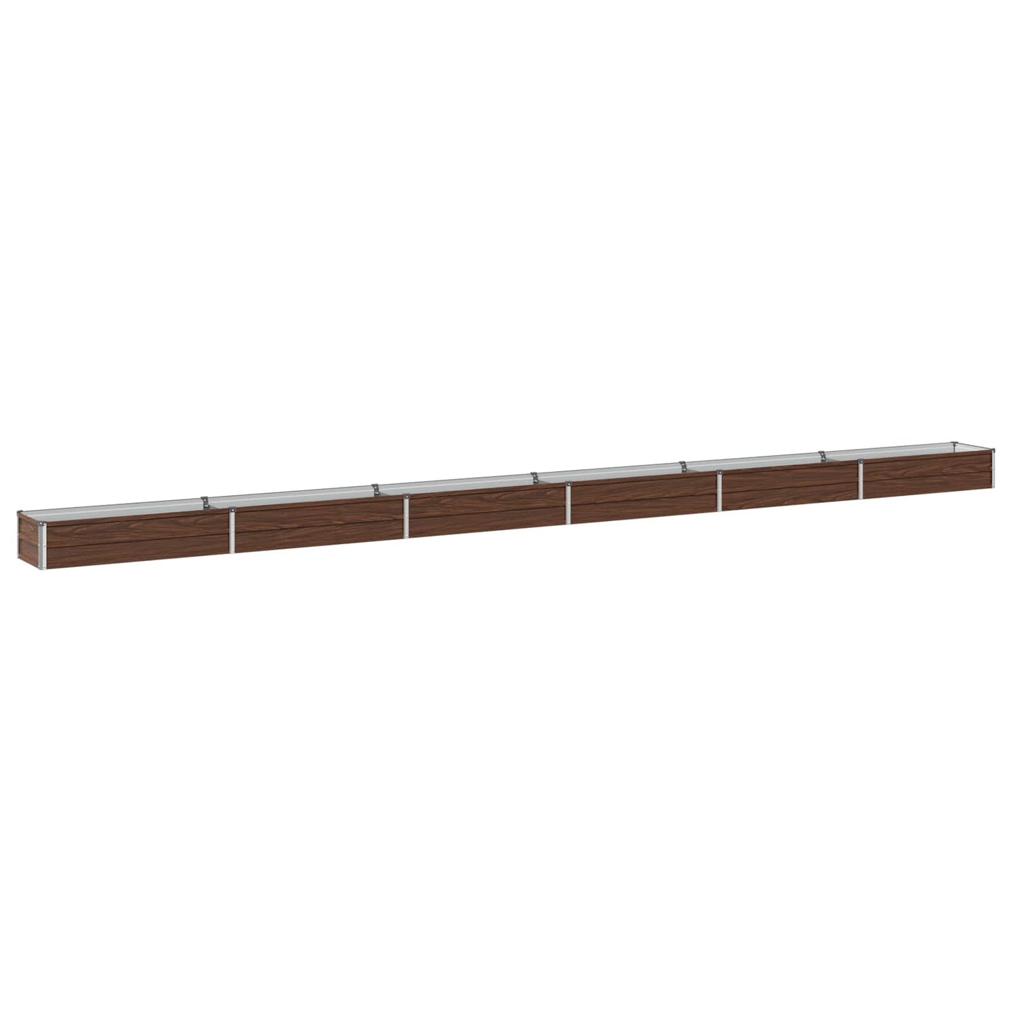 Pakelta sodo lova Juoda 600 x 40 x 24 cm