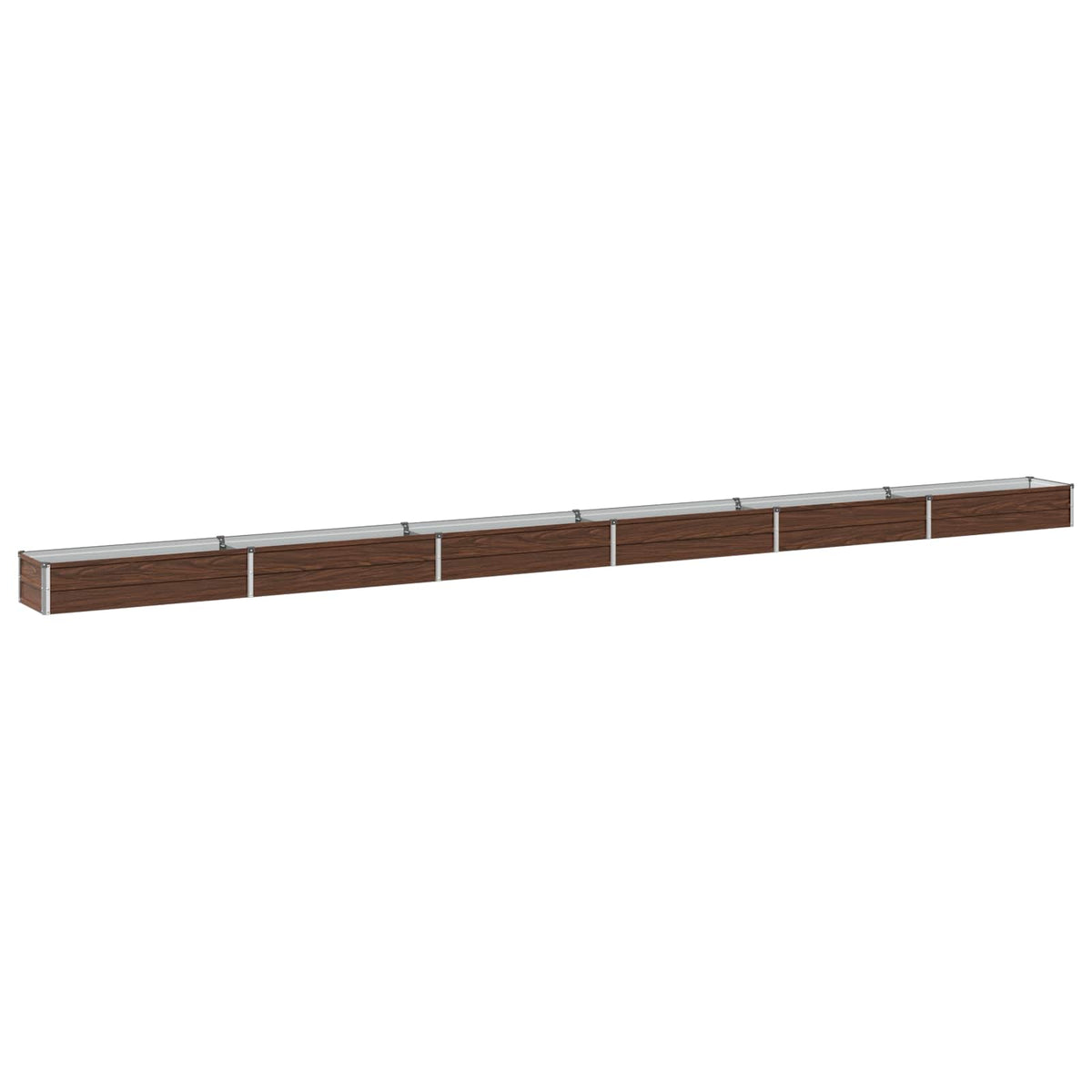 Pakelta sodo lova Juoda 600 x 40 x 24 cm