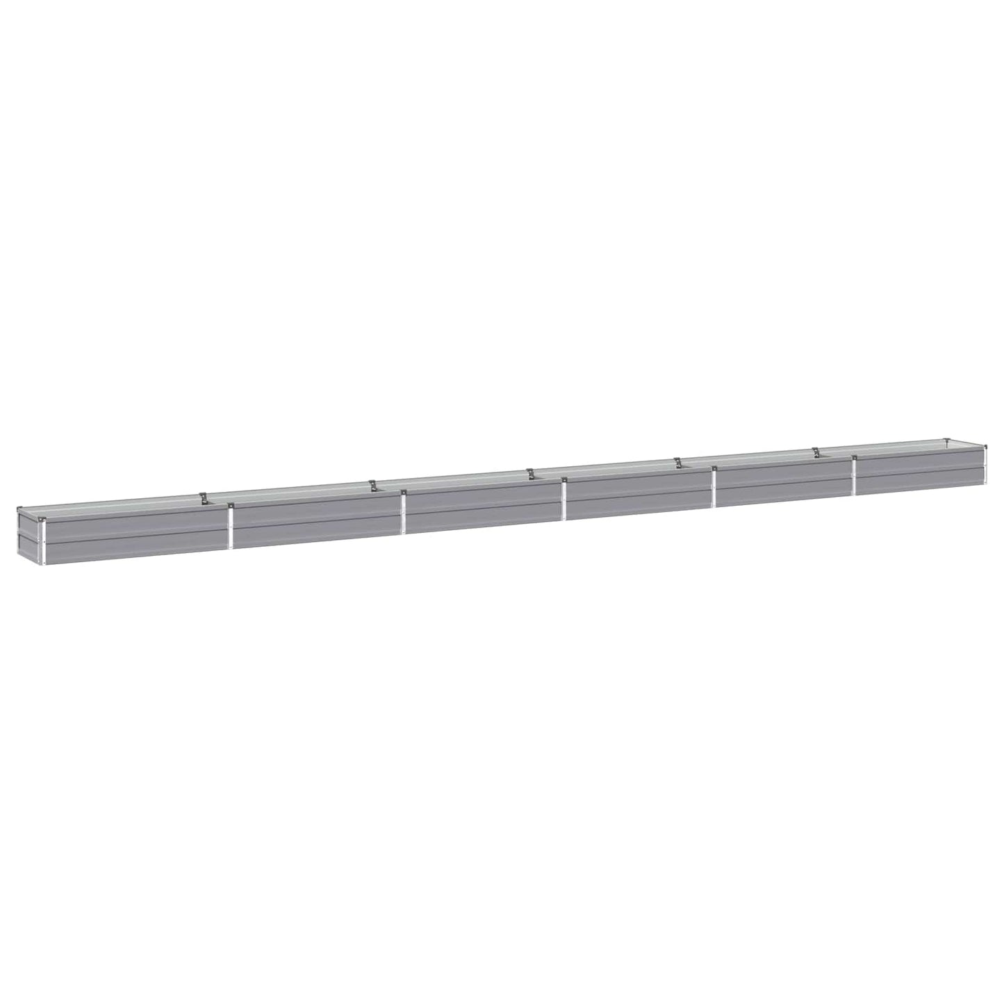 Pakelta sodo lova Pilka 600 x 40 x 24 cm