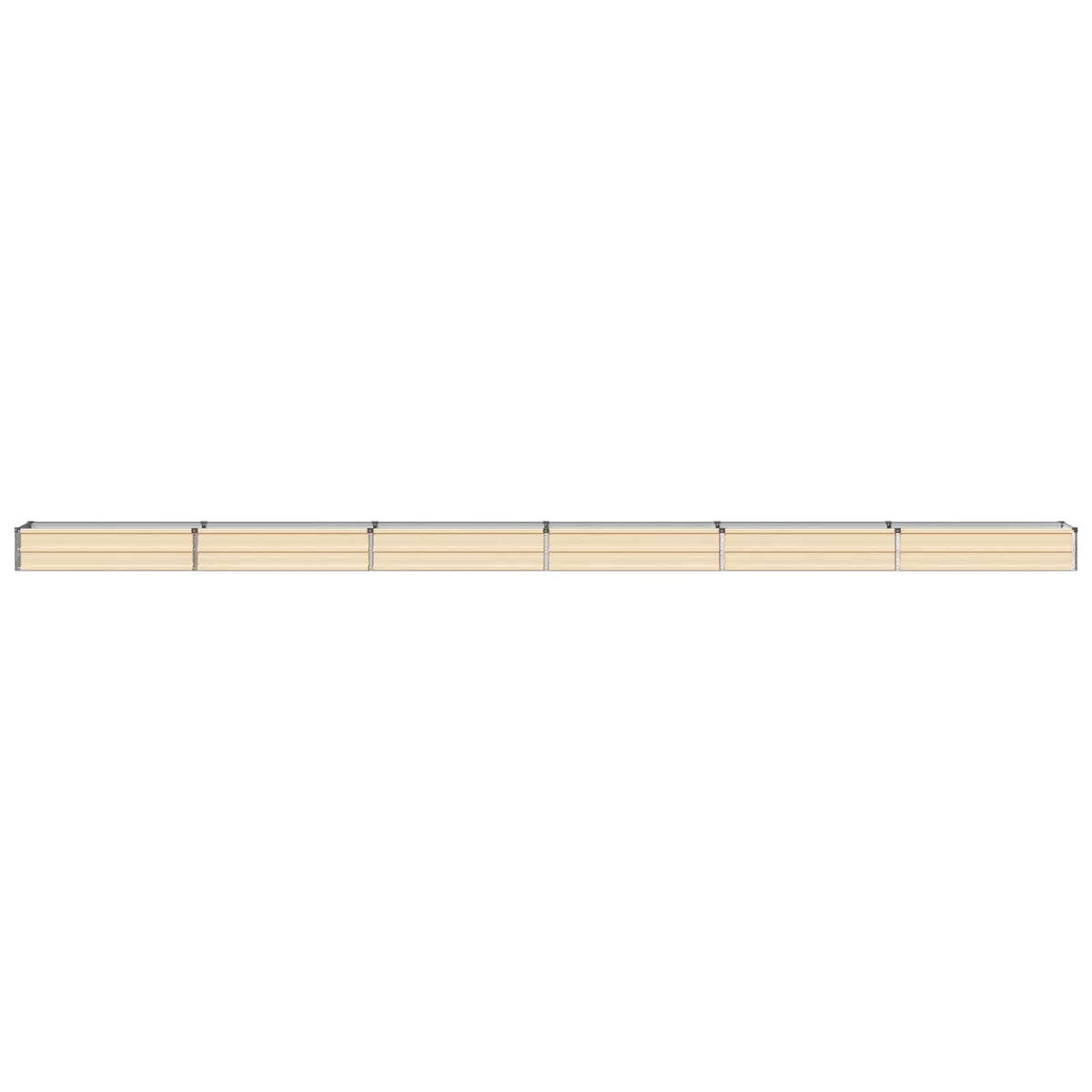 Pakelta sodo lova Ivory 600 x 40 x 24 cm