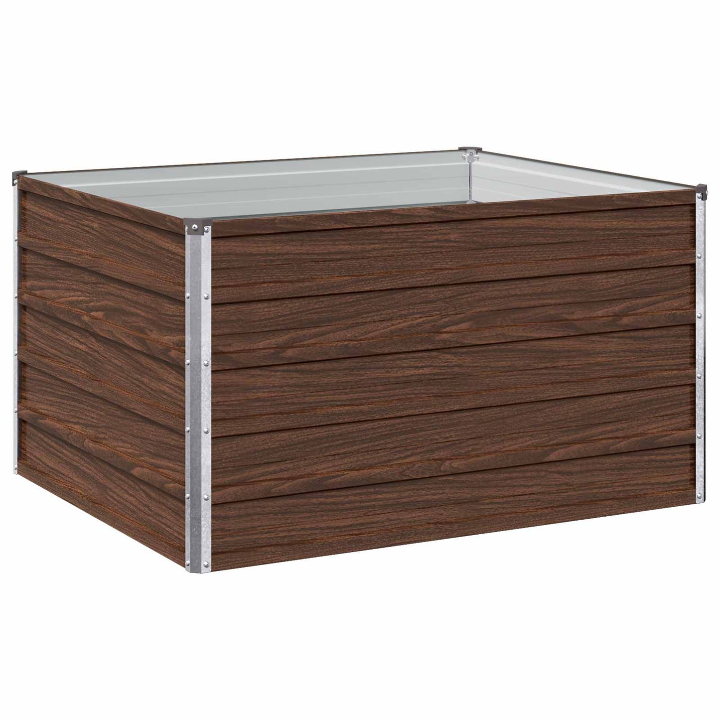 Pakelta sodo lova Juoda 100 x 80 x 55 cm
