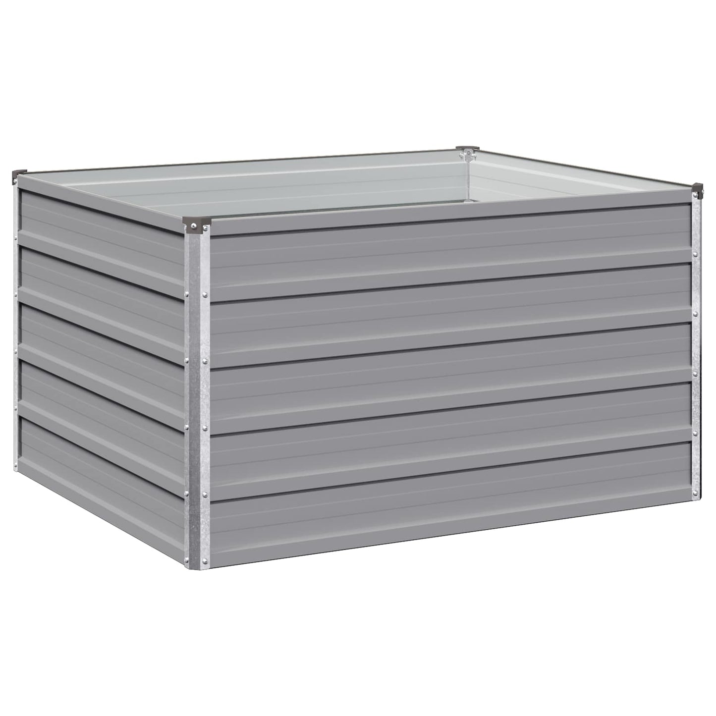 Pakelta sodo lova Pilka 100 x 80 x 55 cm