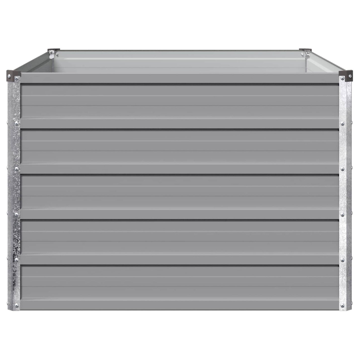 Pakelta sodo lova Pilka 100 x 80 x 55 cm