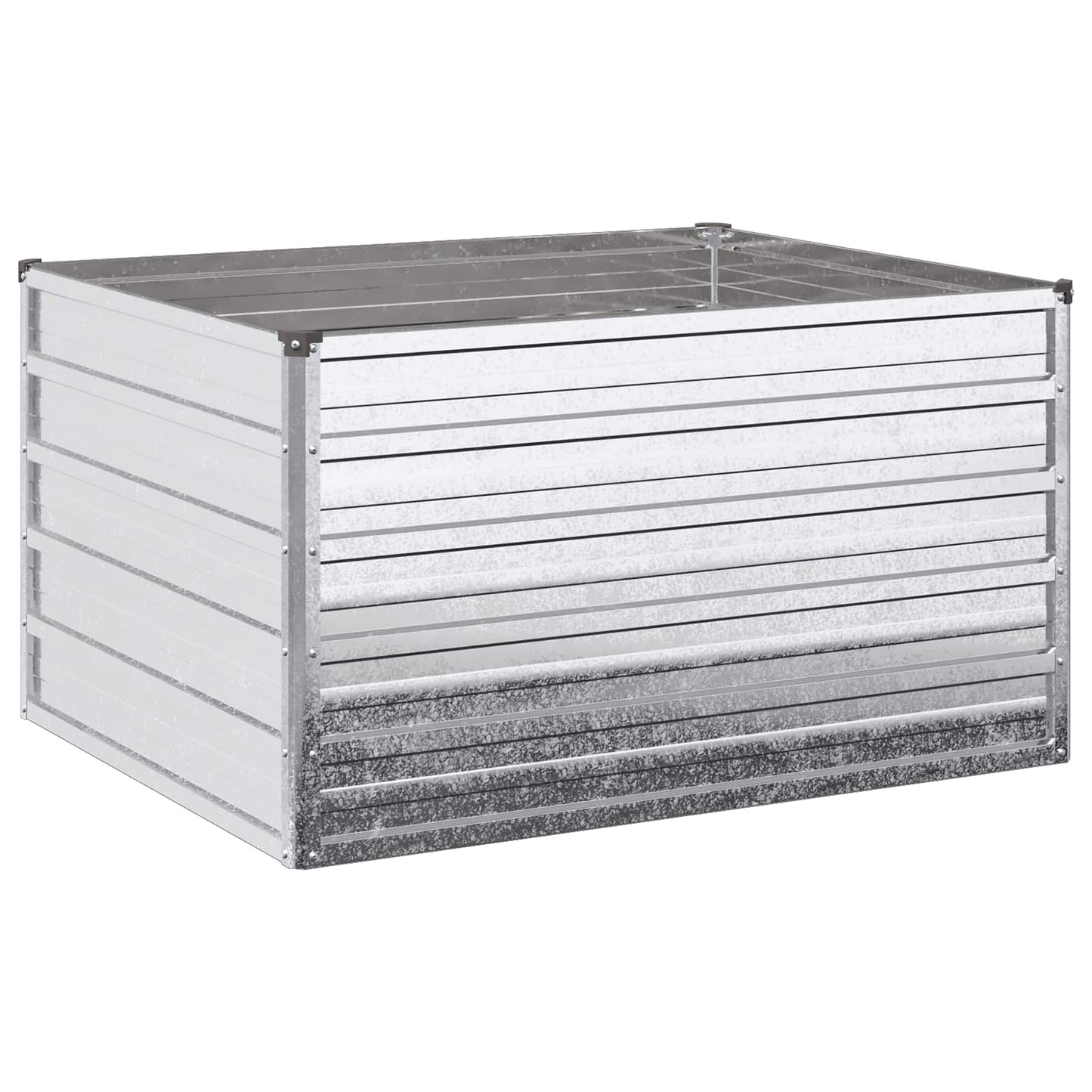 Pakelta sodo lova Sidabrinė 100 x 80 x 55 cm cinkuotas
