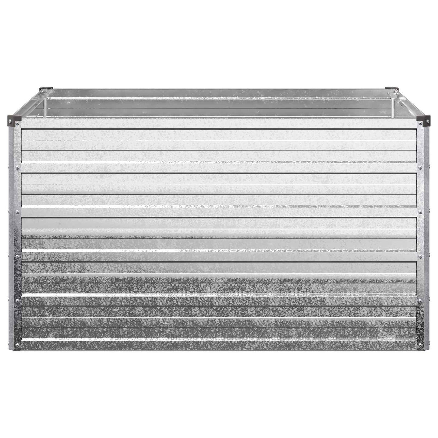 Pakelta sodo lova Sidabrinė 100 x 80 x 55 cm cinkuotas