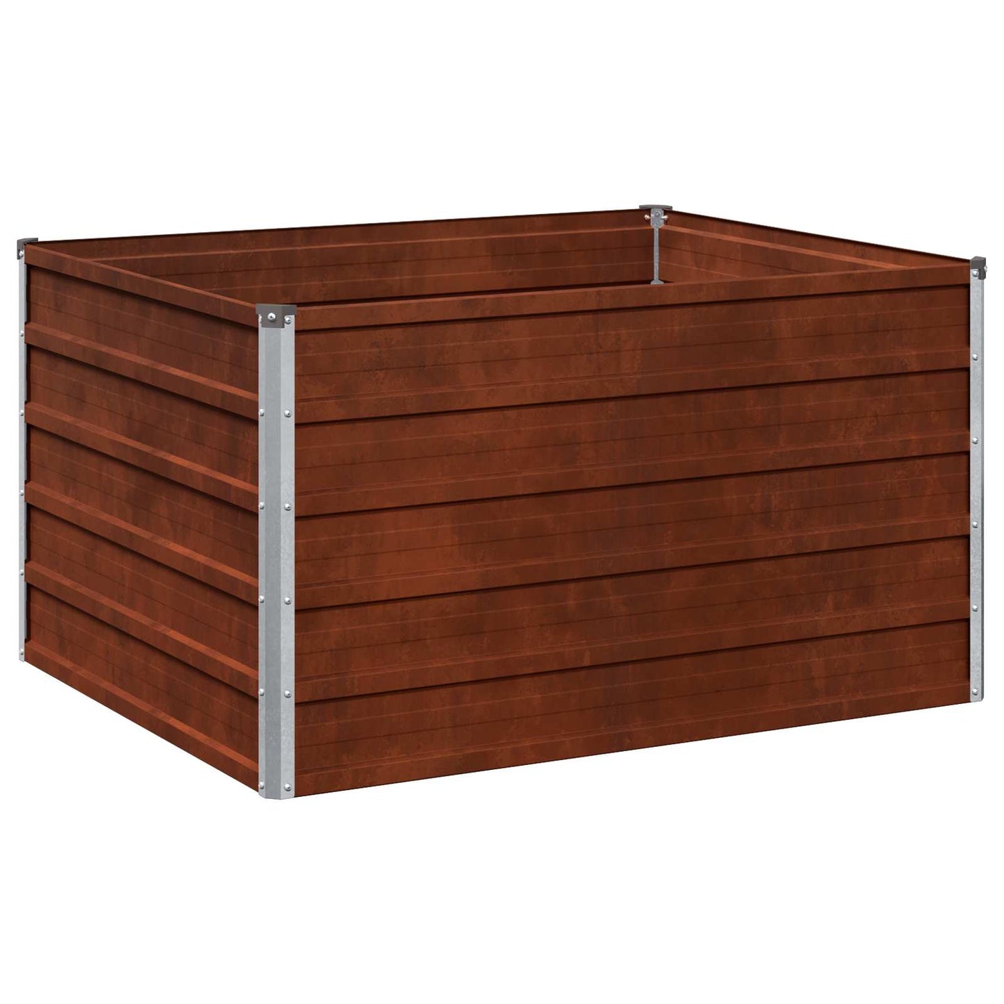 Pakelta sodo lova Rūdijanti 100 x 80 x 55 cm kartonas