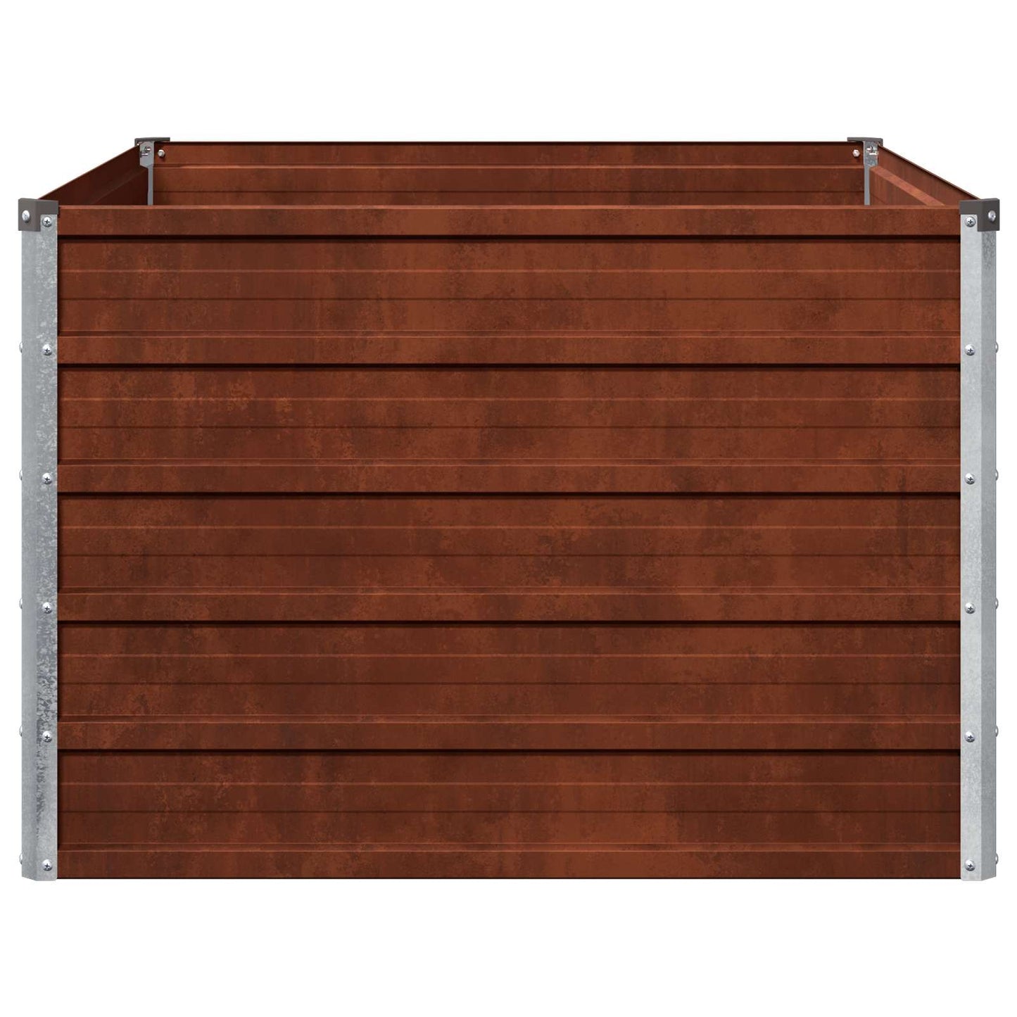 Pakelta sodo lova Rūdijanti 100 x 80 x 55 cm kartonas