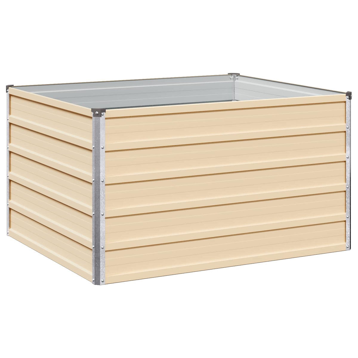 Pakelta sodo lova Ivory 100 x 80 x 55 cm Galvanizuotas plienas