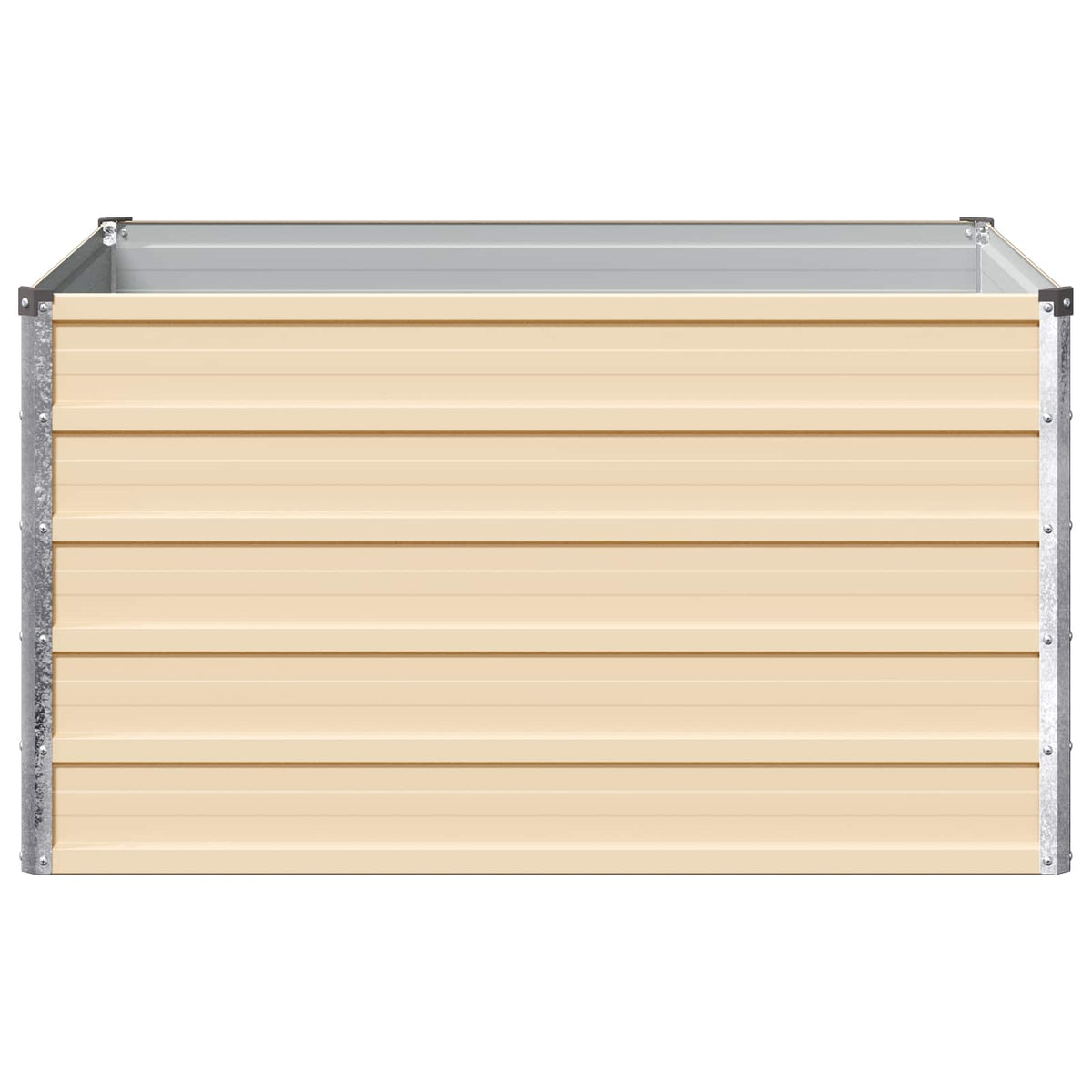 Pakelta sodo lova Ivory 100 x 80 x 55 cm Galvanizuotas plienas