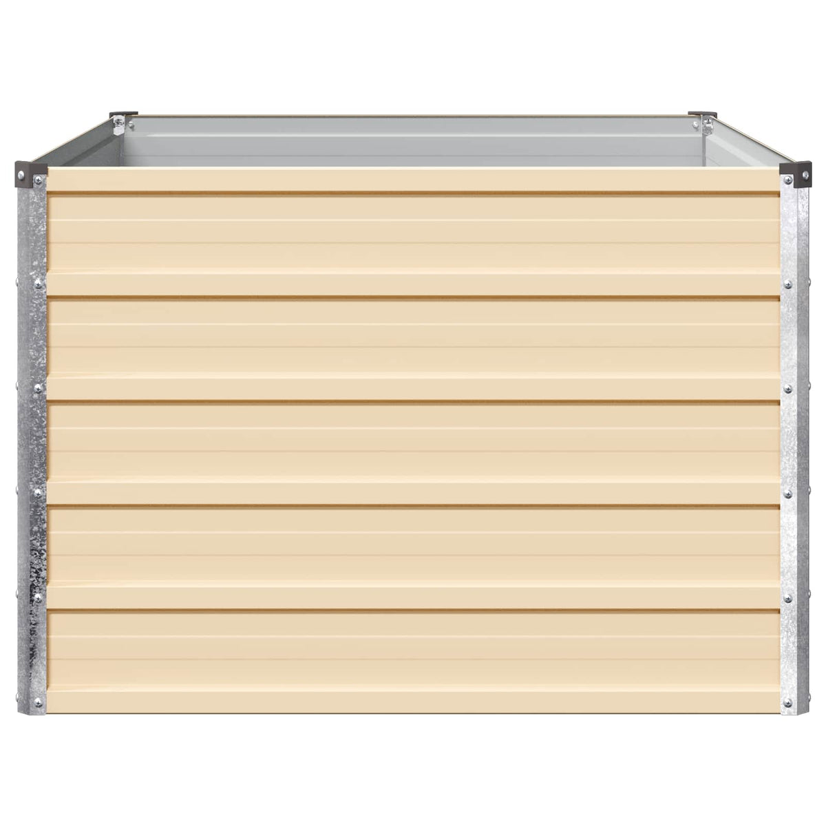 Pakelta sodo lova Ivory 100 x 80 x 55 cm Galvanizuotas plienas