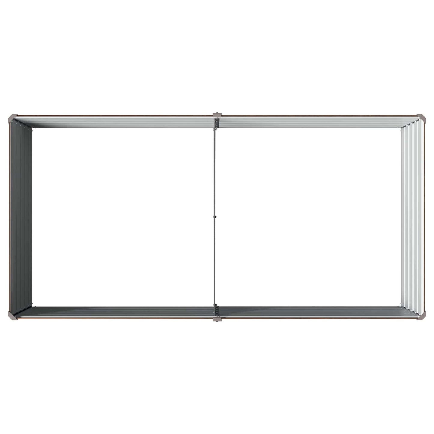 Pakelta sodo lova Juoda 160 x 80 x 55 cm