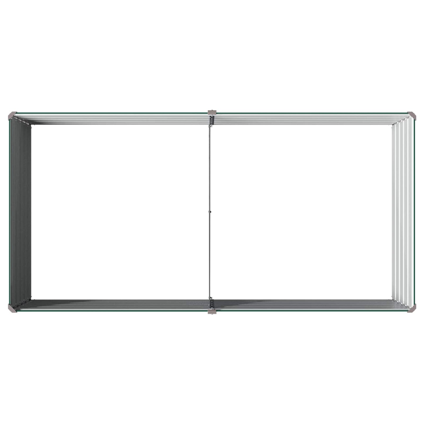 Pakelta sodo lova Žalia 160 x 80 x 55 cm