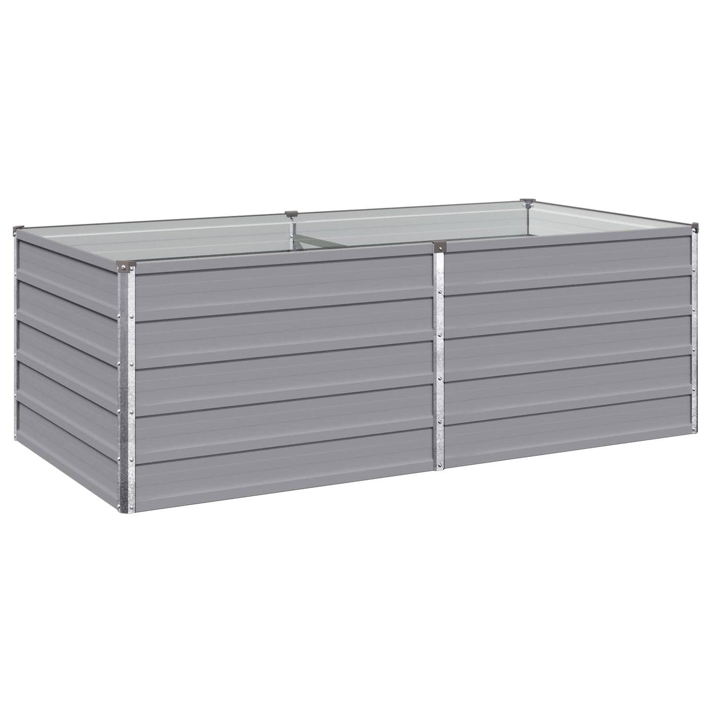 Pakelta sodo lova Pilka 160 x 80 x 55 cm