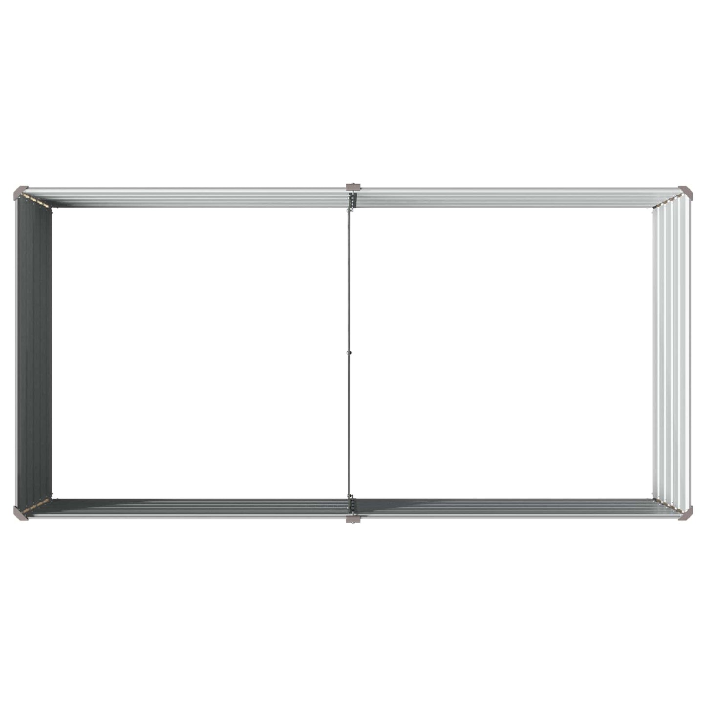 Pakelta sodo lova Pilka 160 x 80 x 55 cm