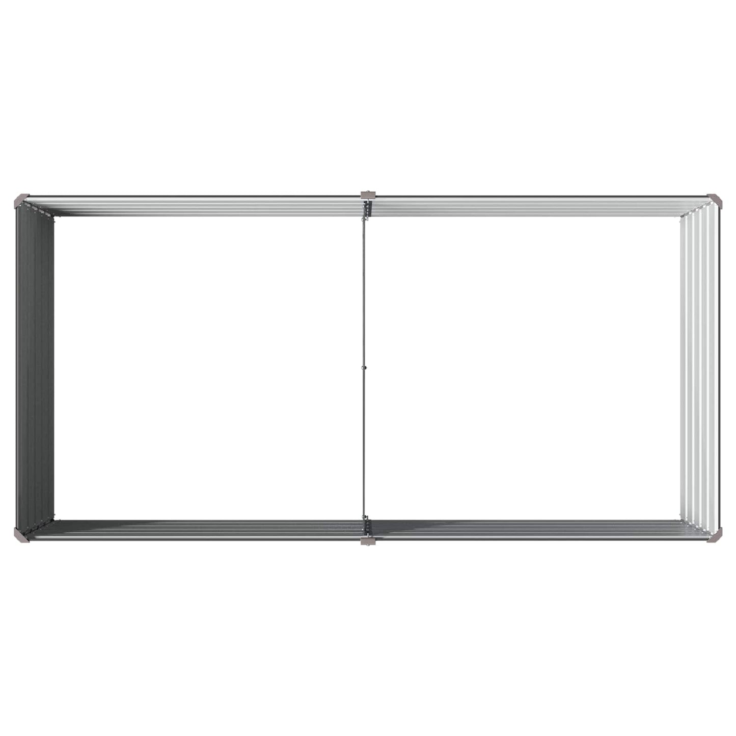 Pakelta sodo lova Antracito 160 x 80 x 55 cm