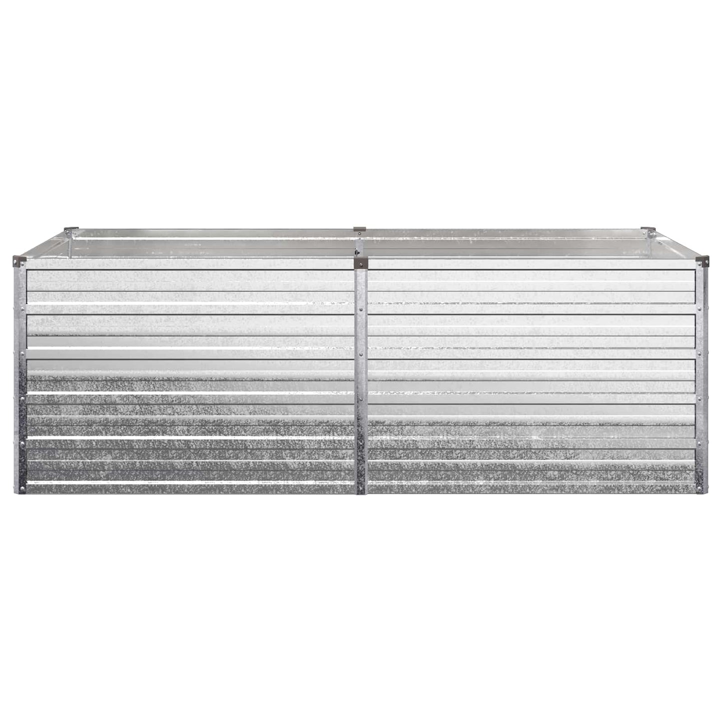 Pakelta sodo lova Sidabrinė 160 x 80 x 55 cm cinkuotas