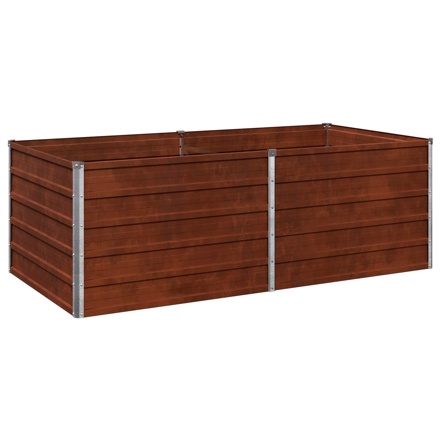 Pakelta sodo lova Rūdijanti 160 x 80 x 55 cm kartonas