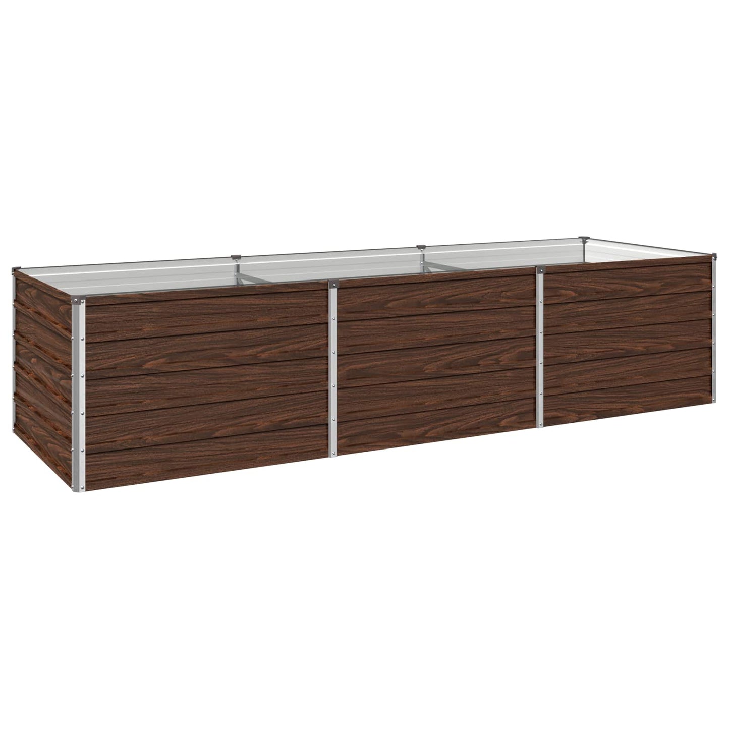 Pakelta sodo lova Juoda 240 x 80 x 55 cm
