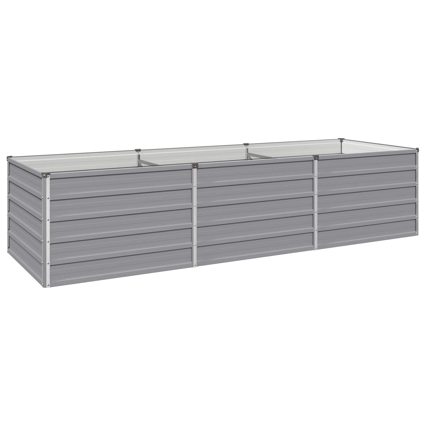 Pakelta sodo lova Pilka 240 x 80 x 55 cm