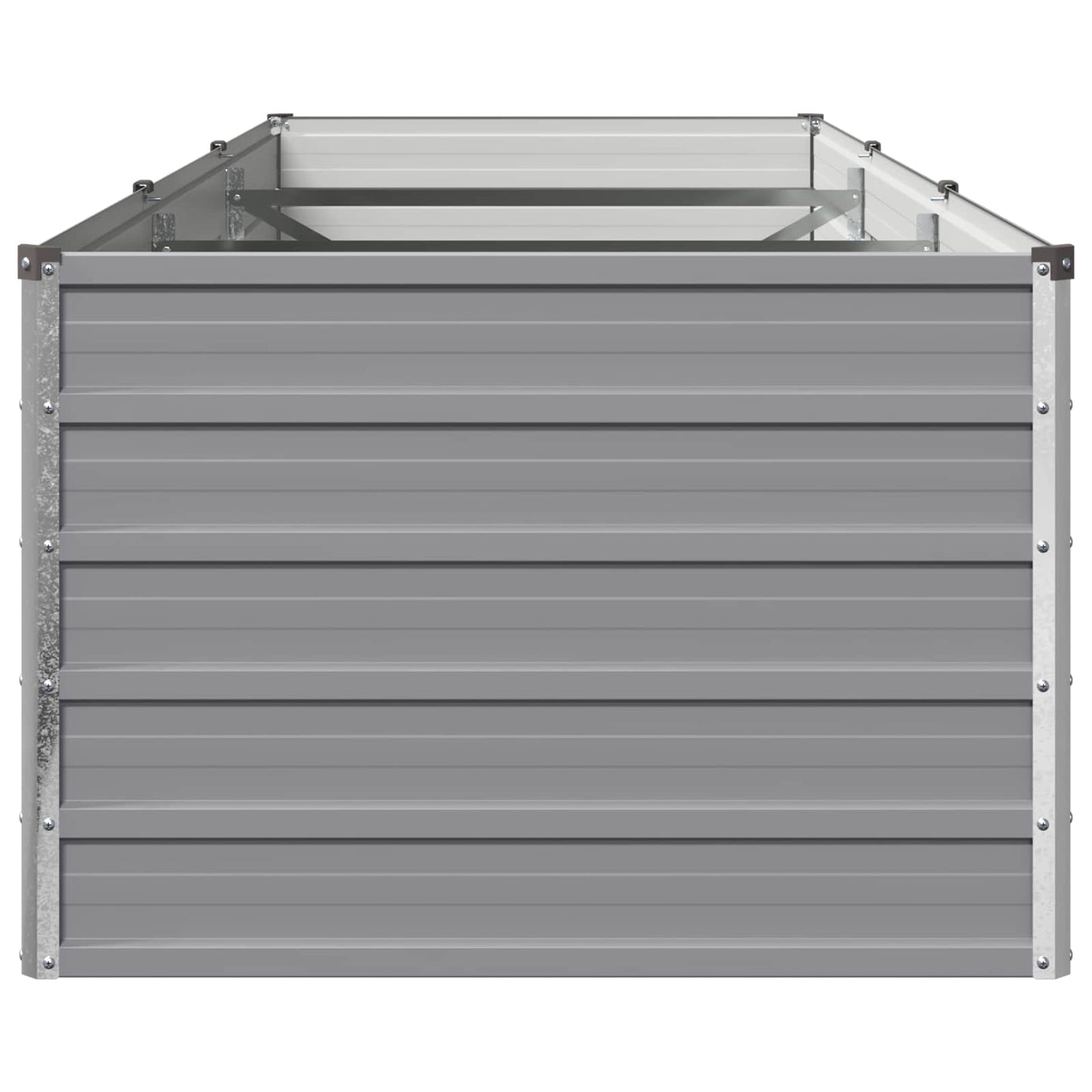 Pakelta sodo lova Pilka 240 x 80 x 55 cm