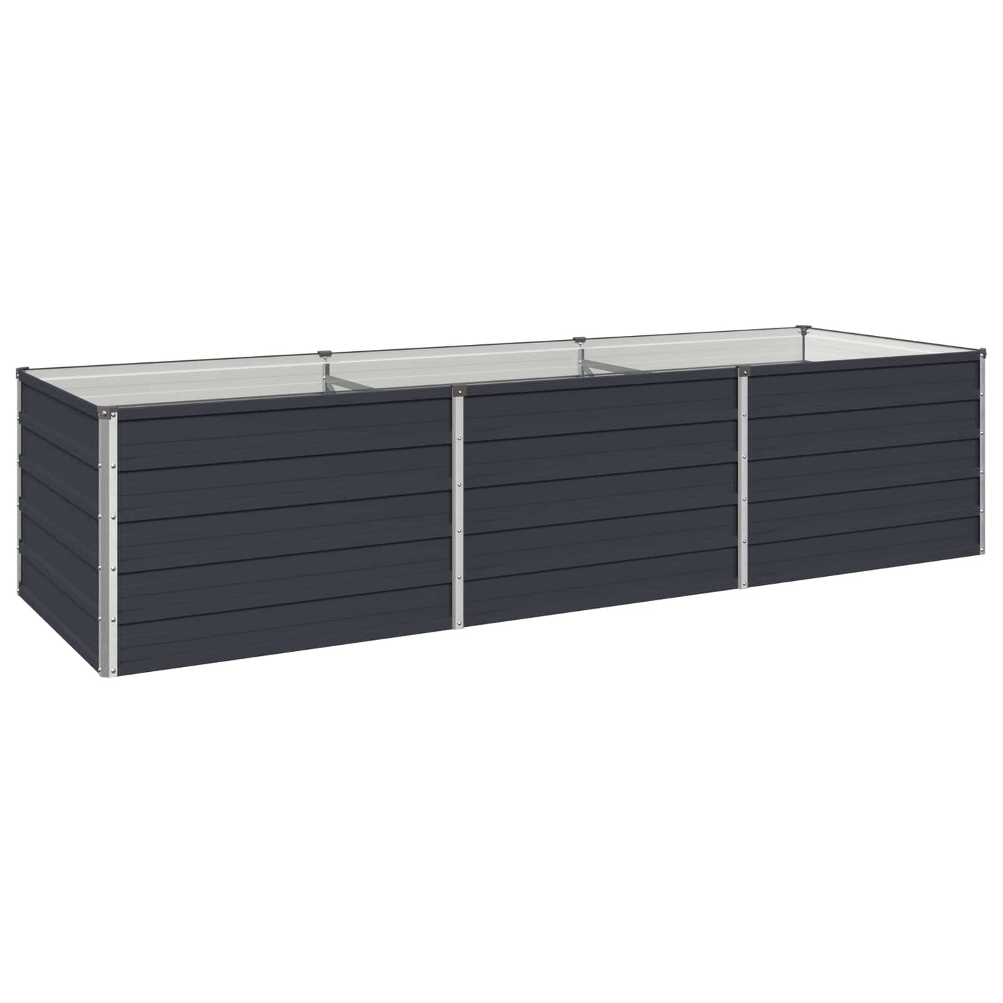 Pakelta sodo lova Antracito 240 x 80 x 55 cm