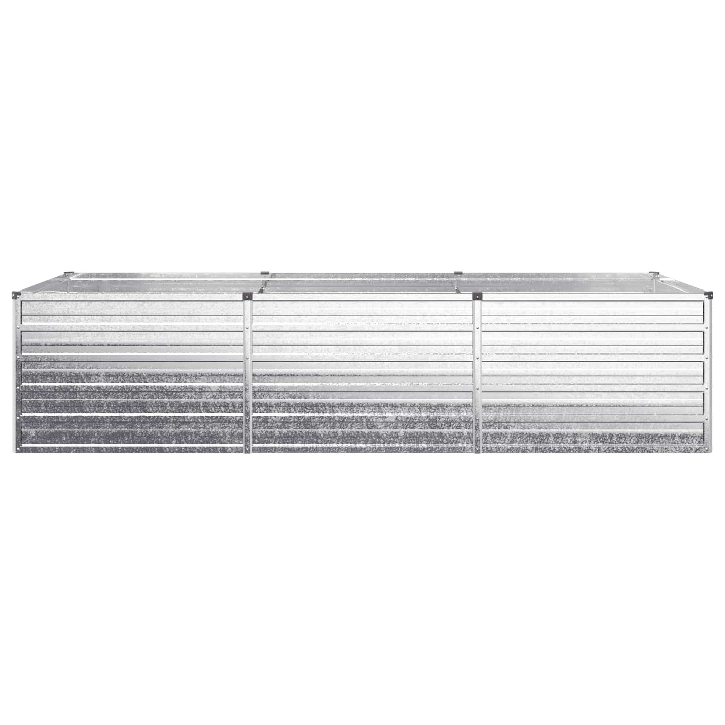 Pakelta sodo lova Sidabrinė 240 x 80 x 55 cm cinkuotas