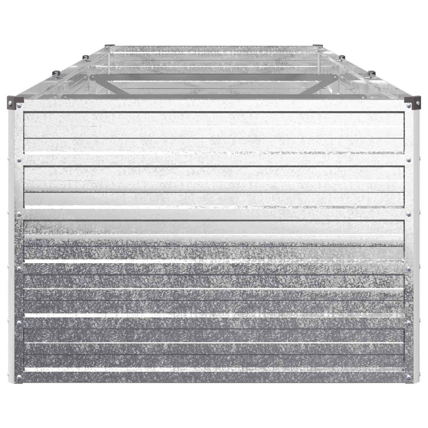 Pakelta sodo lova Sidabrinė 240 x 80 x 55 cm cinkuotas