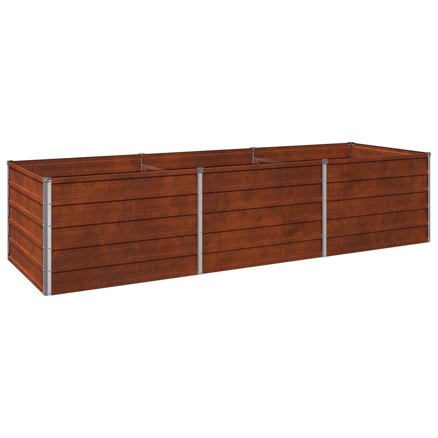Pakelta sodo lova Rūdijanti 240 x 80 x 55 cm kartonas