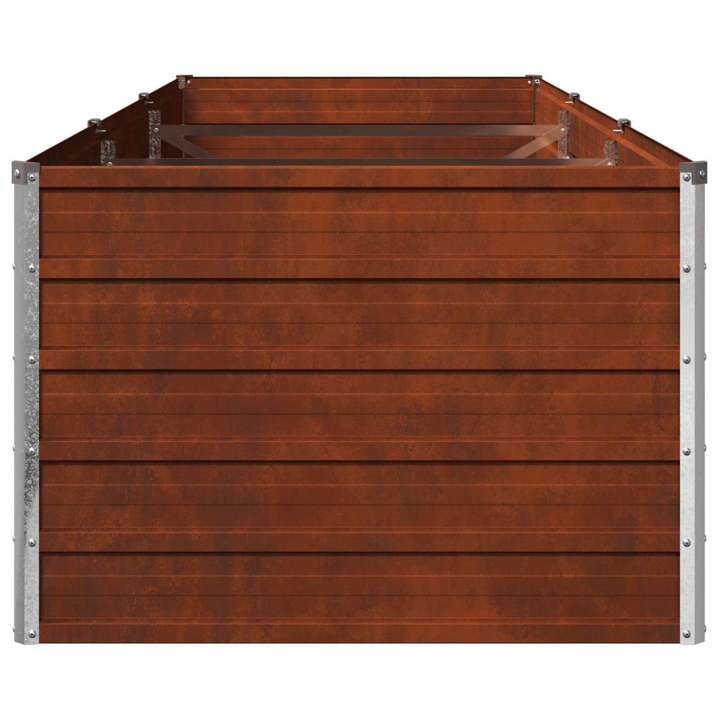 Pakelta sodo lova Rūdijanti 240 x 80 x 55 cm kartonas