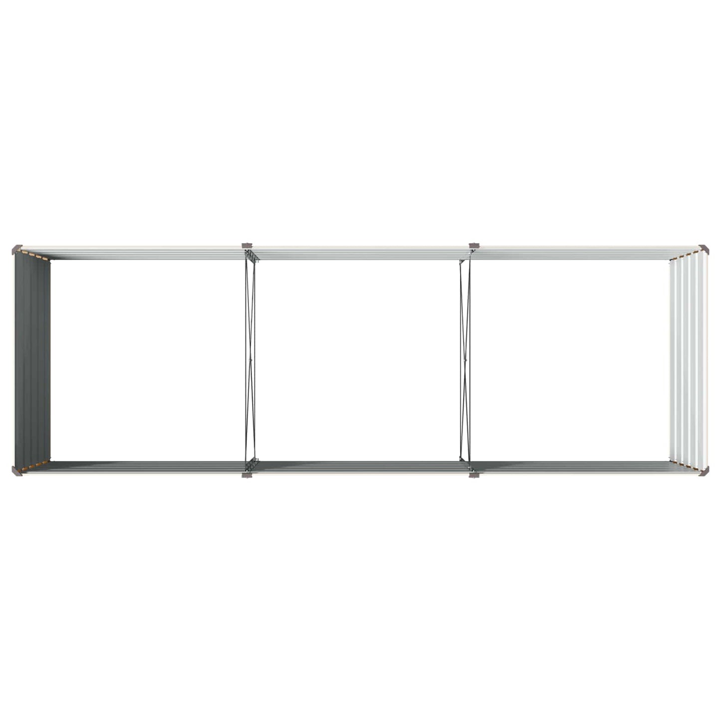 Pakelta sodo lova Ivory 240 x 80 x 55 cm