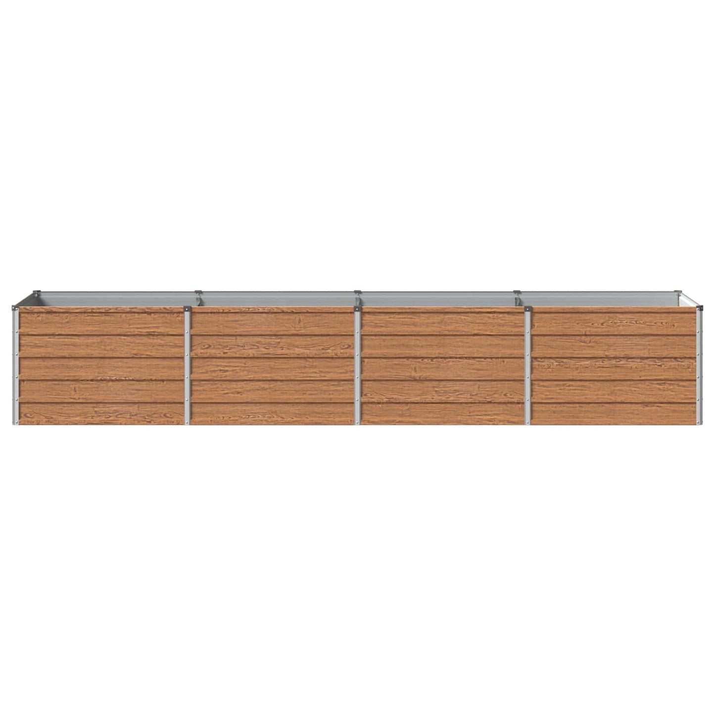 Pakelta sodo lova Medžio rudas 320 x 80 x 55 cm